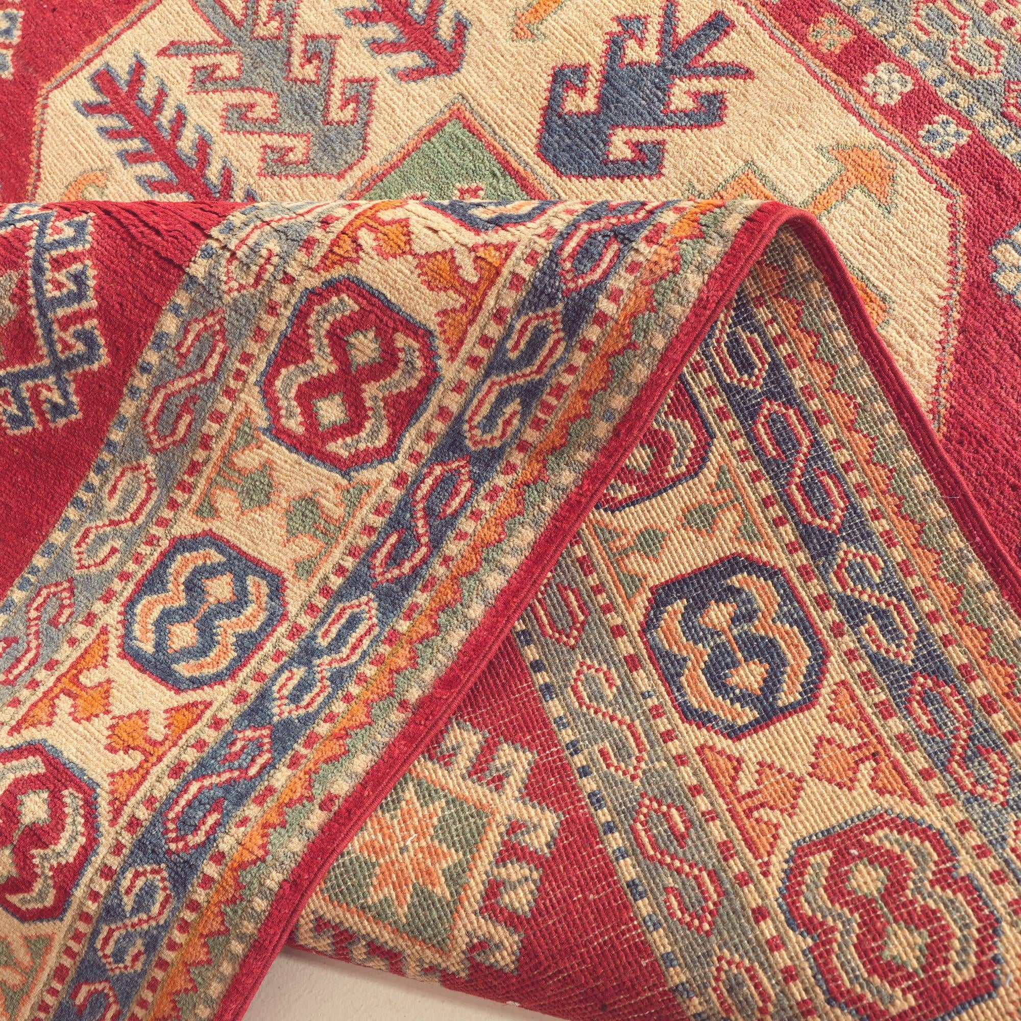 Detail image 8 of 10: 5' 1 x 7' 2 Hand Knotted Kazak Rug