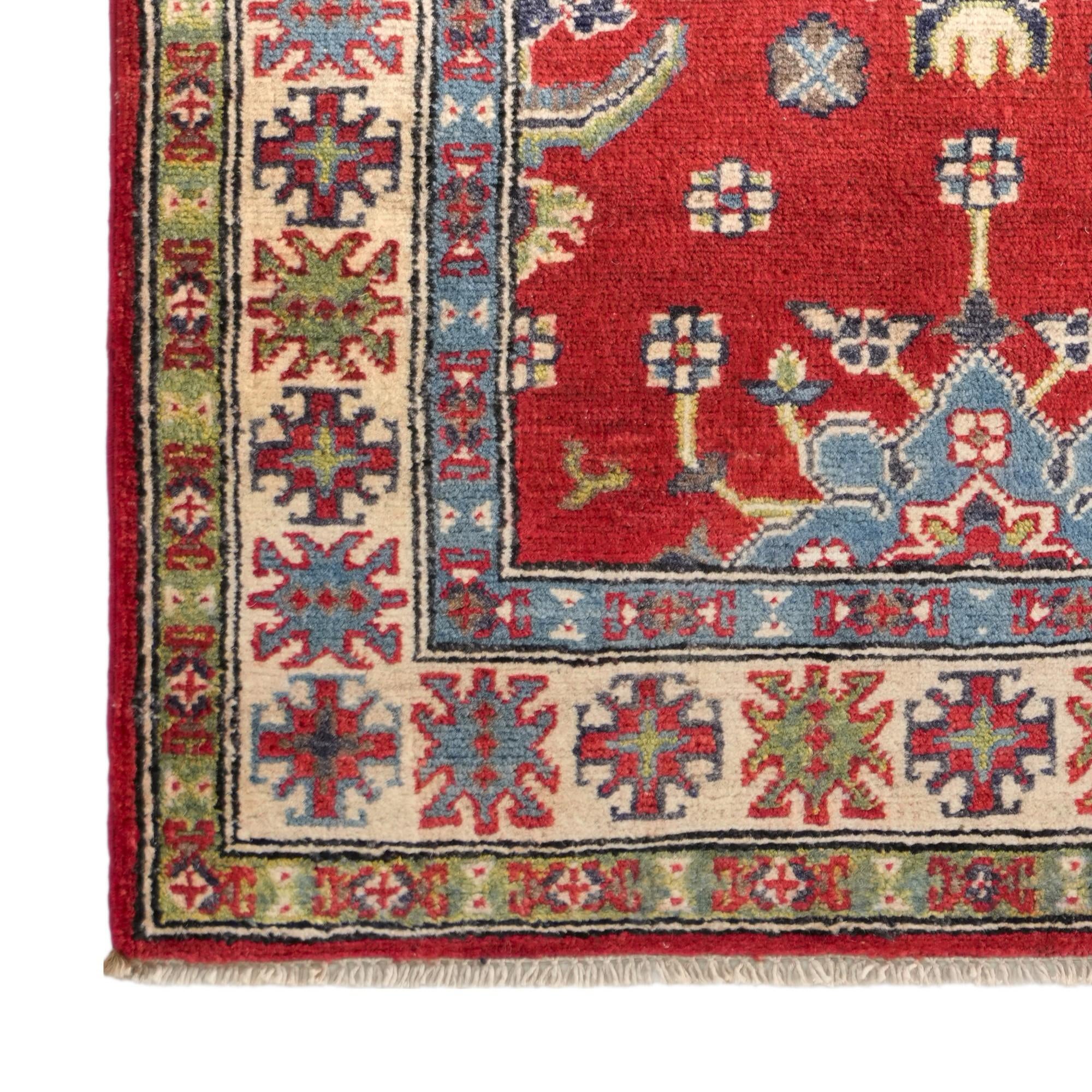 85cm x 120cm Handgeknüpft Kazak Teppich