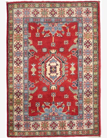 2' 9 x 3' 11 Hand Knotted Kazak Rug