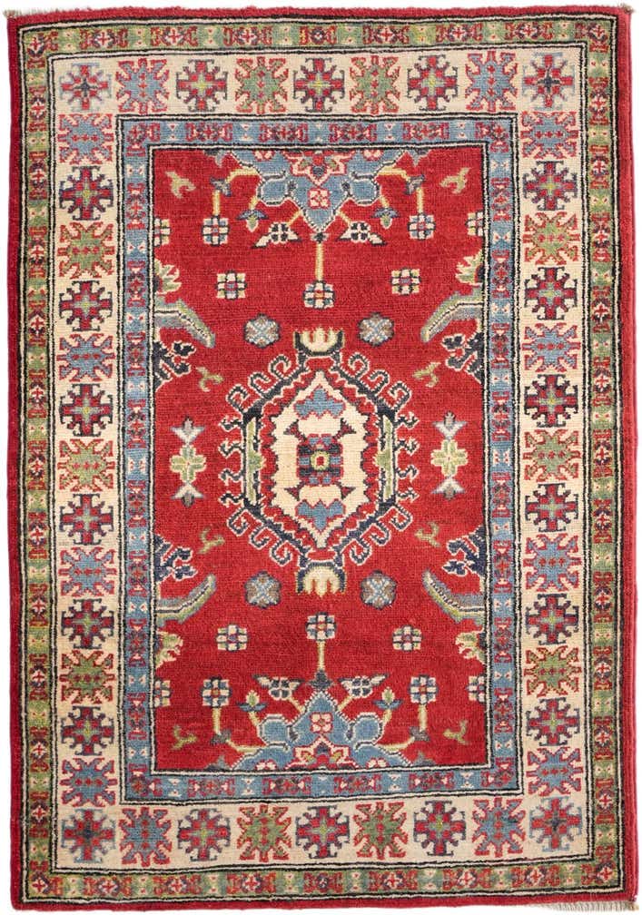 2' 9 x 3' 11 Hand Knotted Kazak Rug