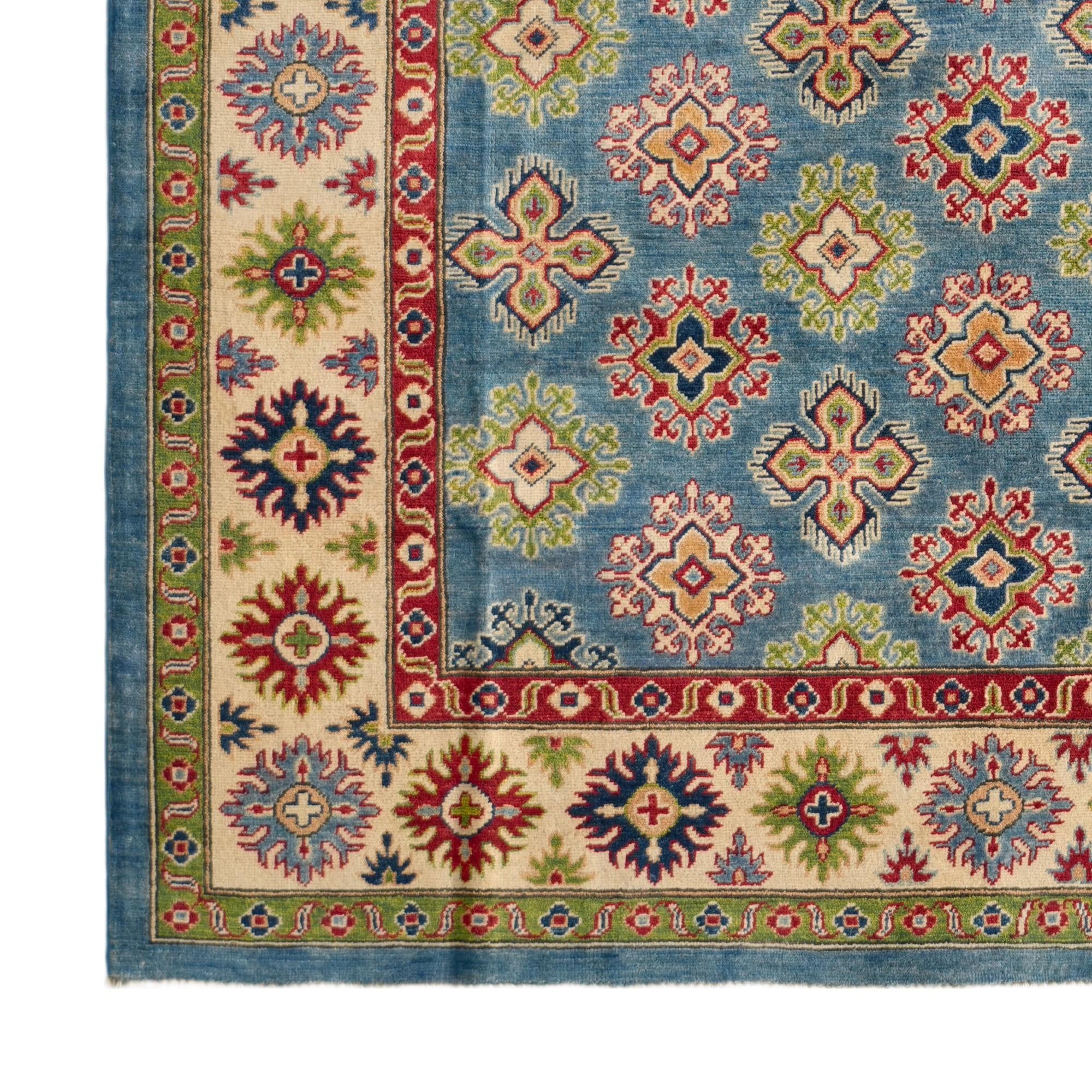 Detail image 7 of 10: 6' 8 x 9' 9 Hand Knotted Kazak Rug