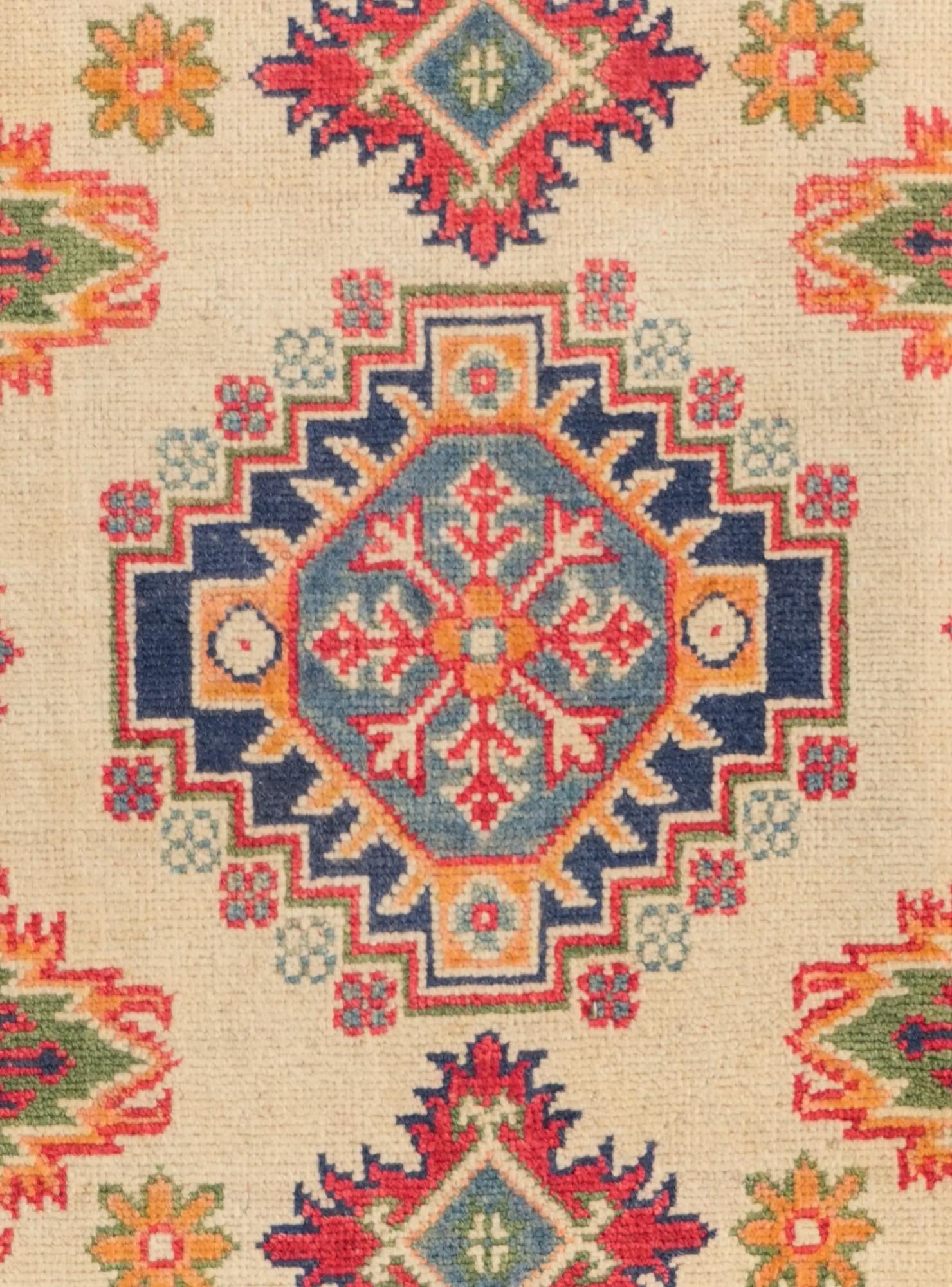3' 11 x 6' 2 Hand Knotted Kazak Rug