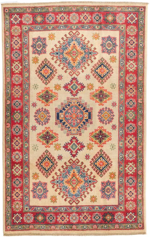 3' 11 x 6' 2 Hand Knotted Kazak Rug