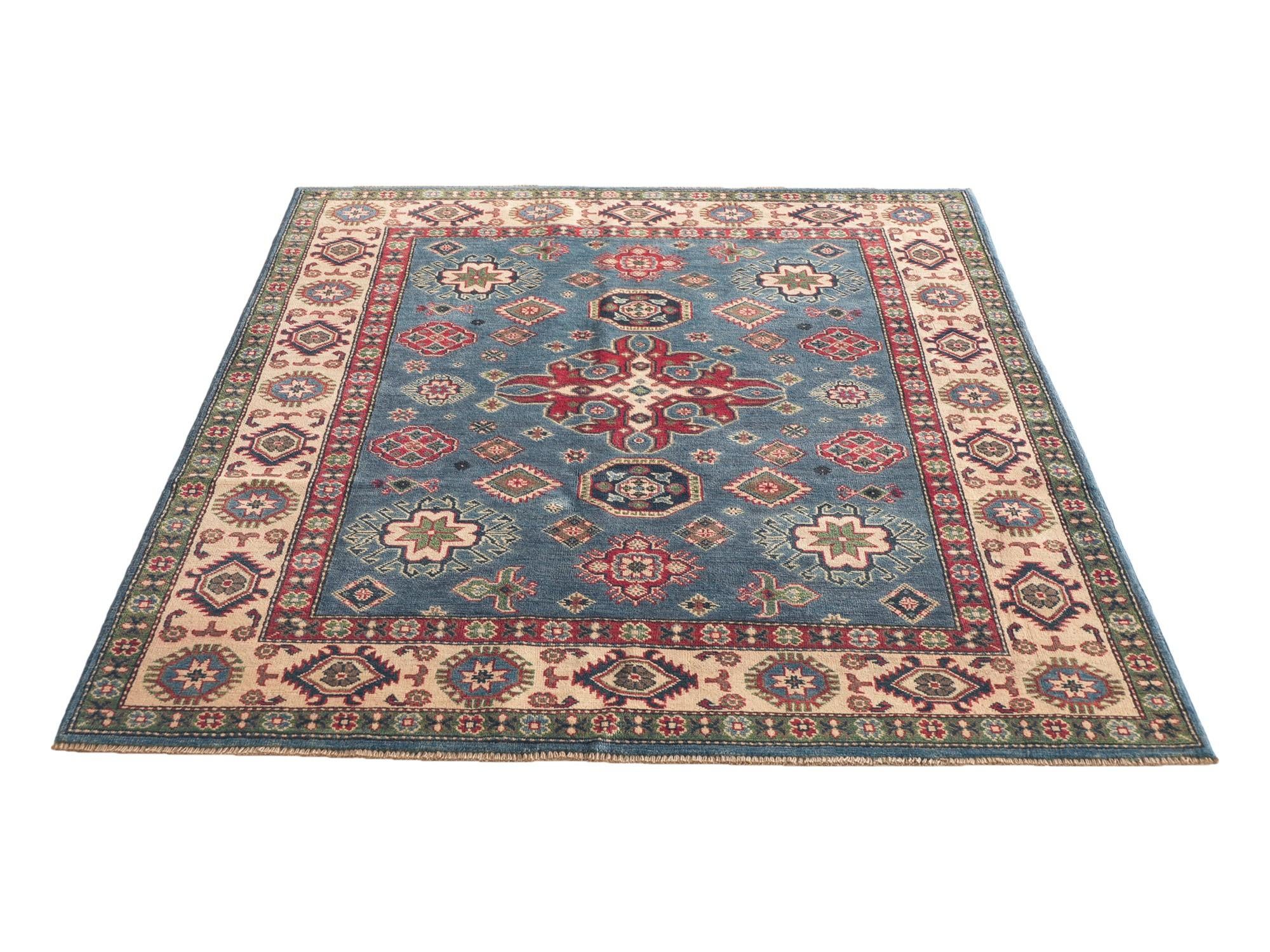5' 2 x 6' 8 Hand Knotted Kazak Rug