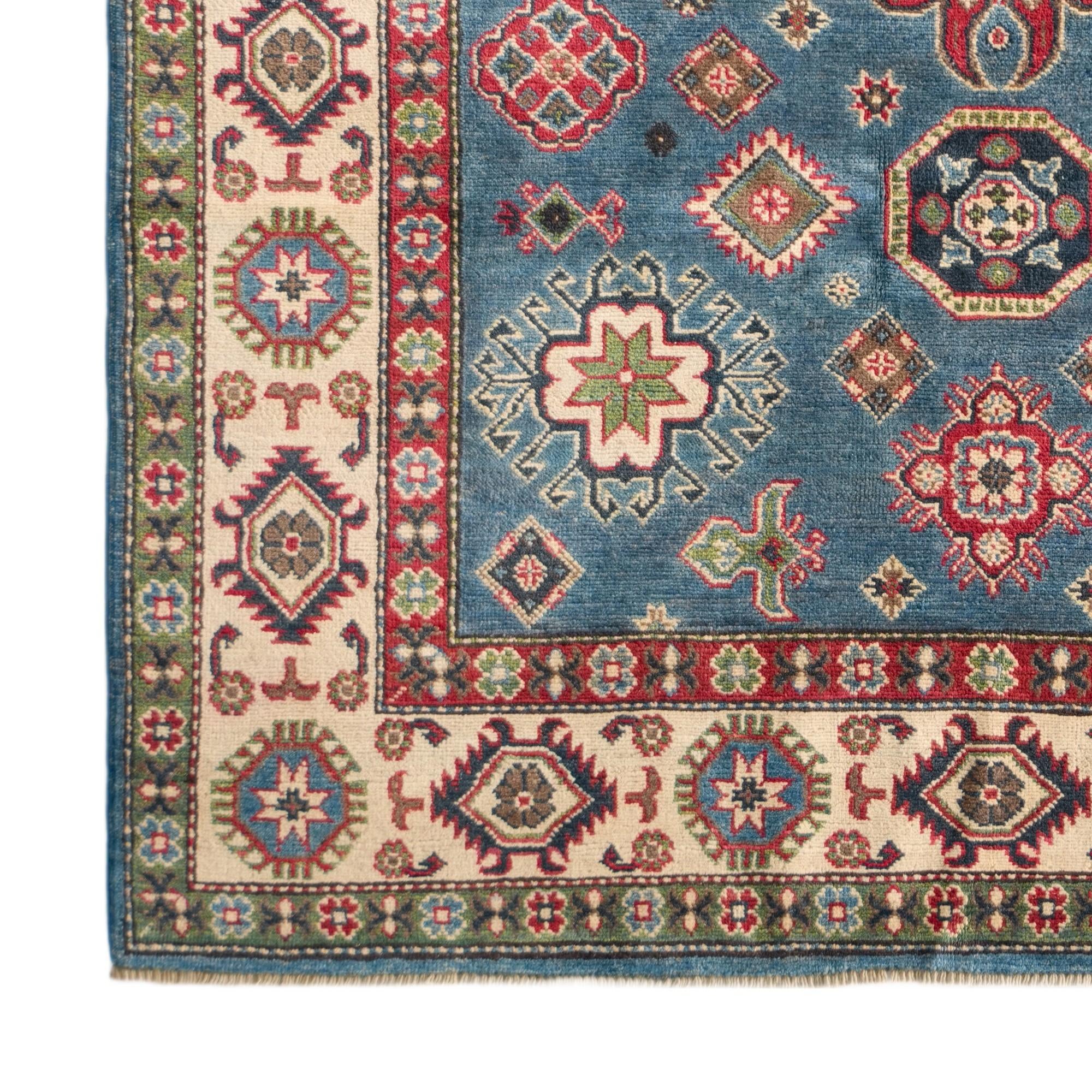5' 2 x 6' 8 Hand Knotted Kazak Rug