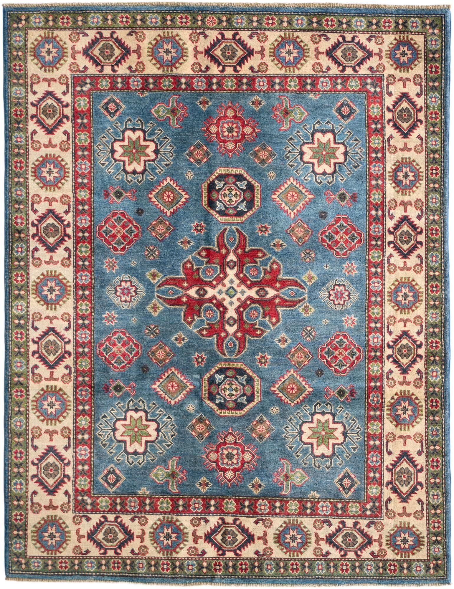 5' 2 x 6' 8 Hand Knotted Kazak Rug