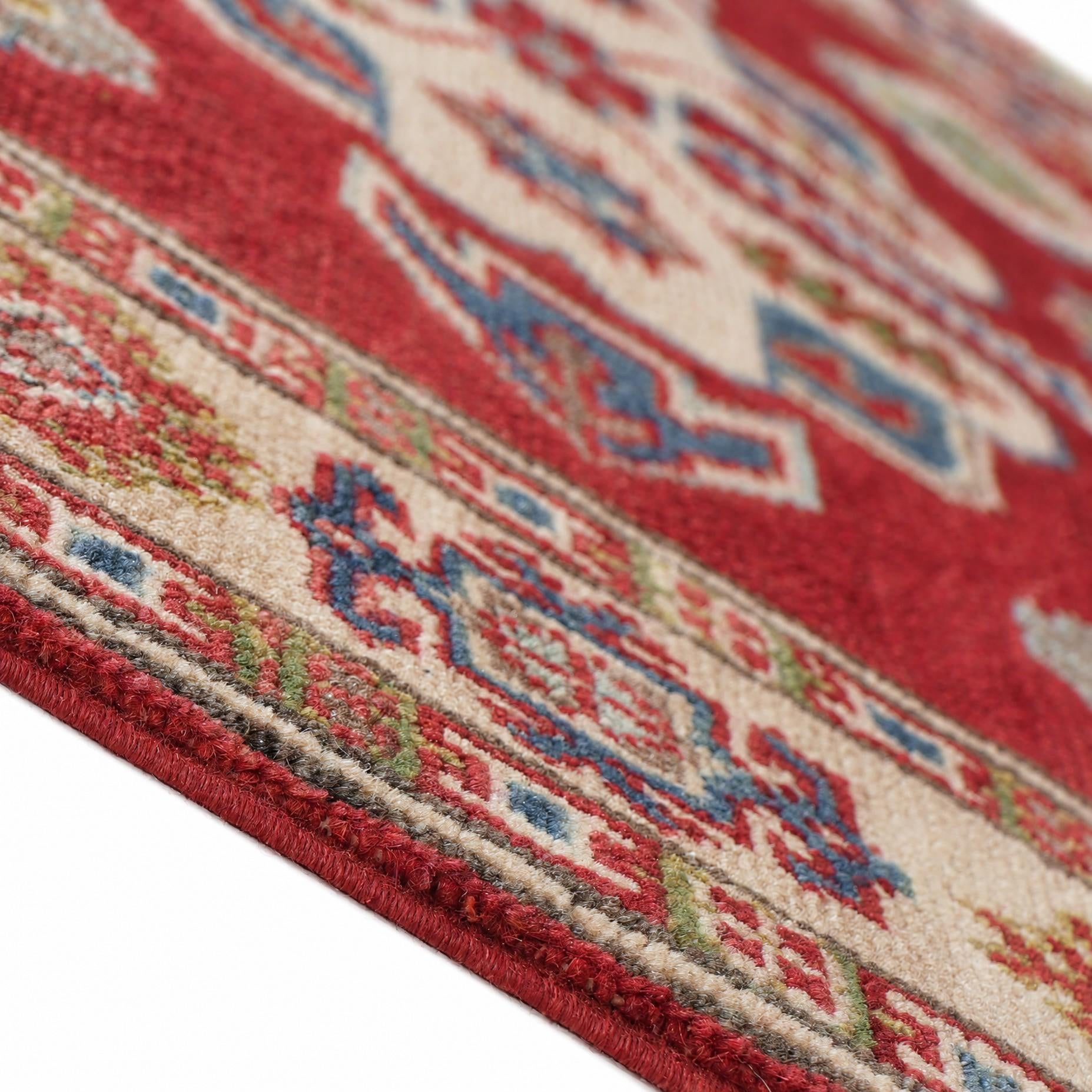 80cm x 130cm Handgeknüpft Kazak Teppich