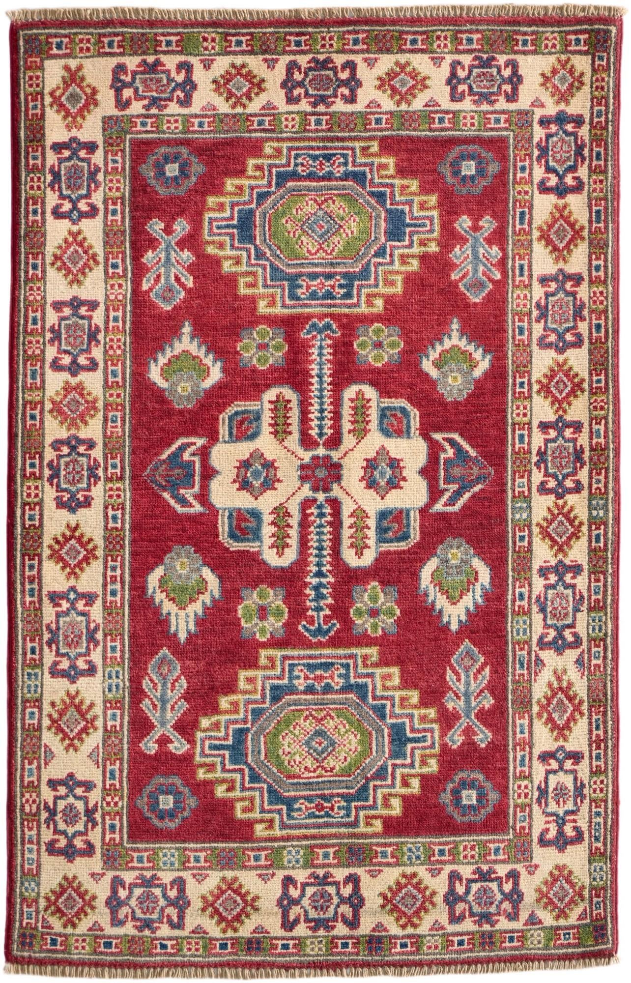 80cm x 130cm Hand Knotted Kazak Rug