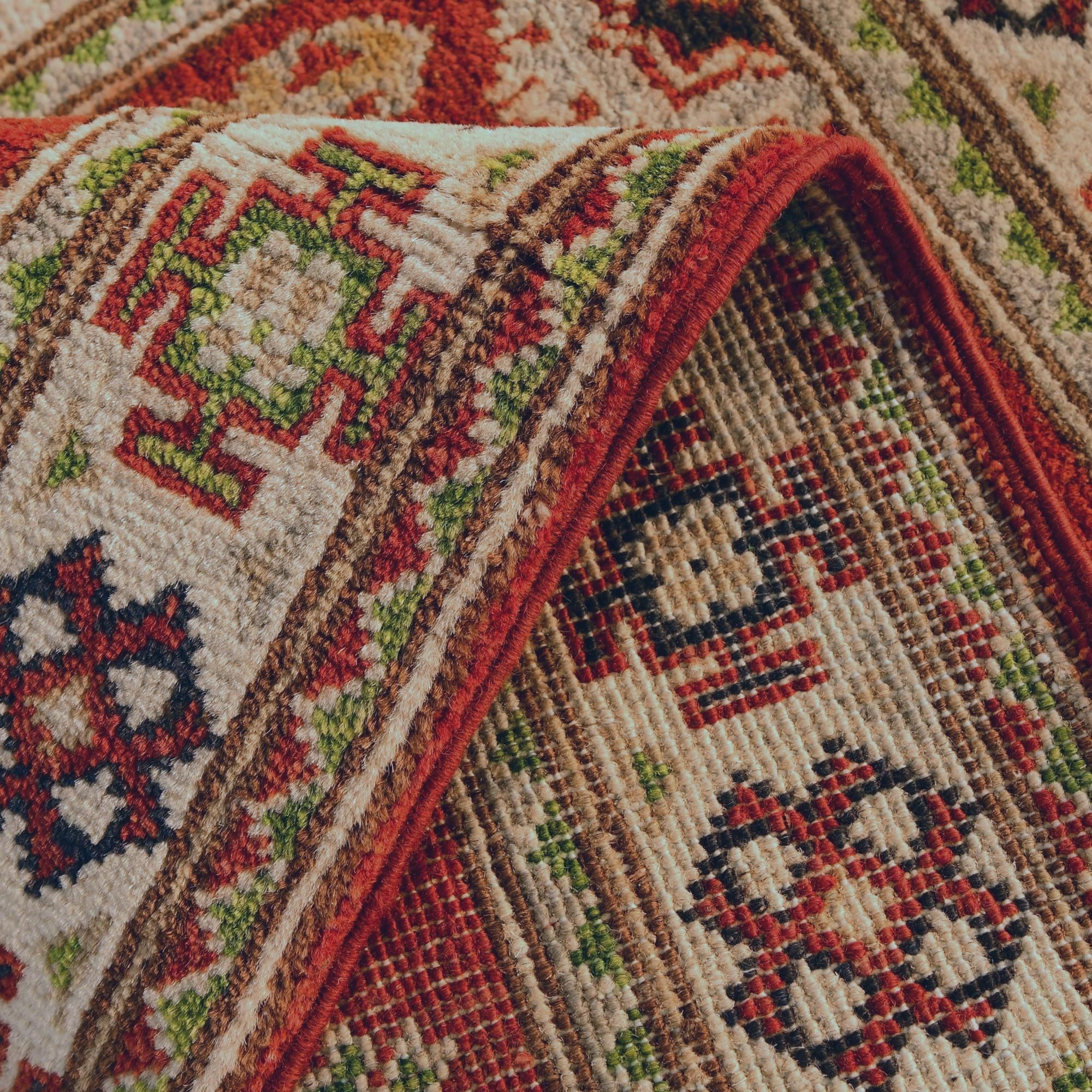 1' 10 x 3' Hand Knotted Kazak Rug
