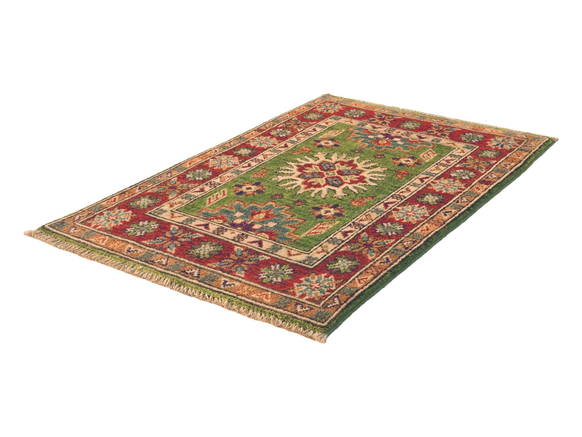 2' x 2' 11 Hand Knotted Kazak Rug