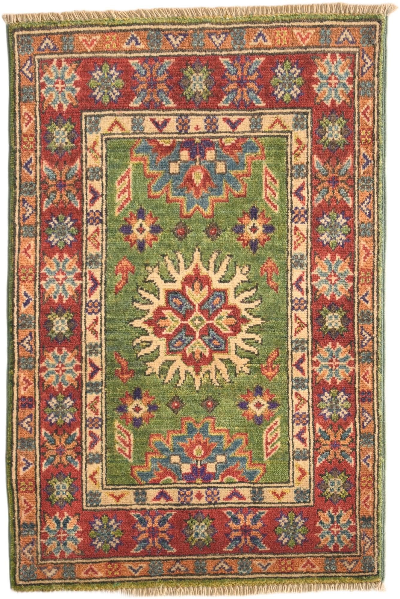 2' x 2' 11 Hand Knotted Kazak Rug