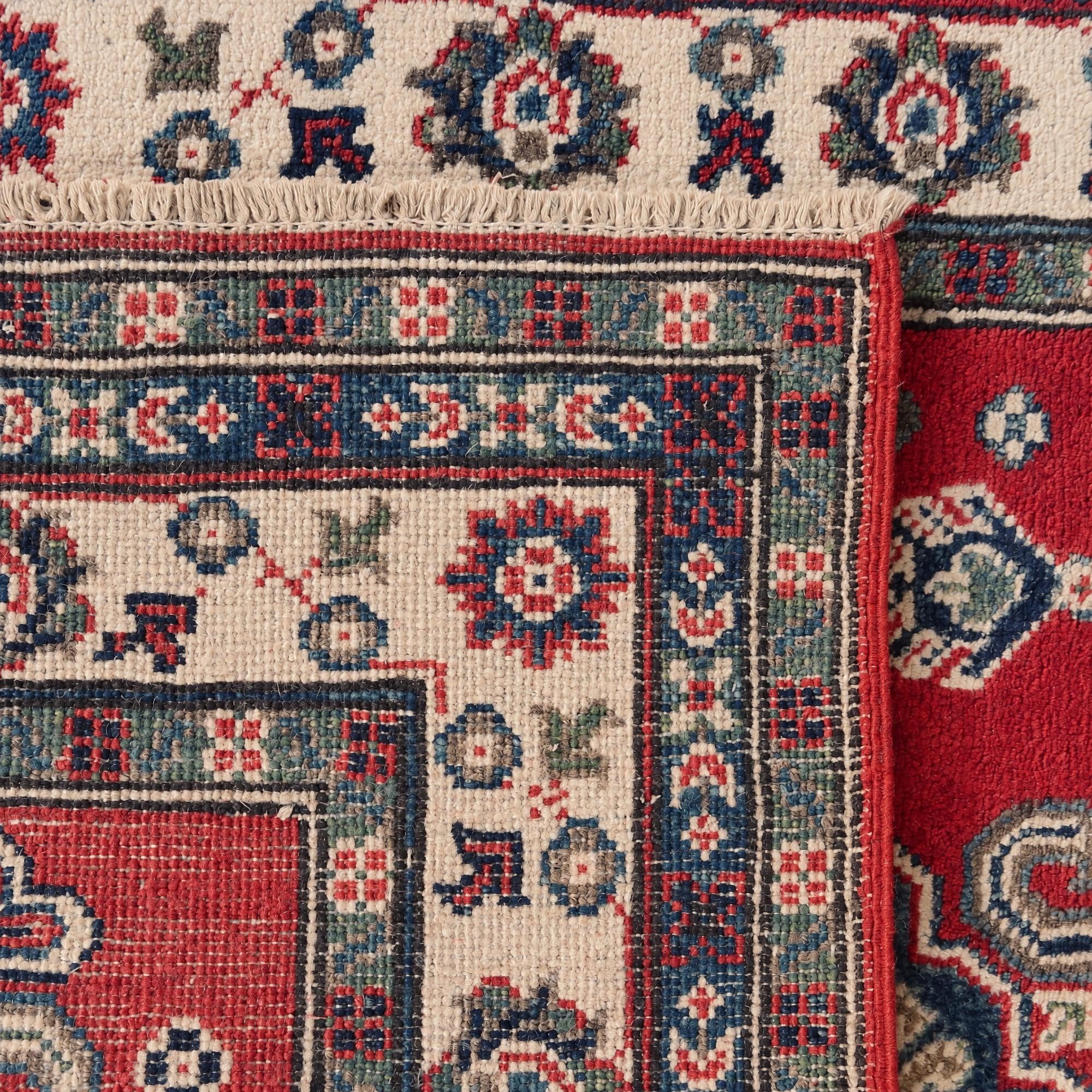 95cm x 145cm Hand Knotted Kazak Rug