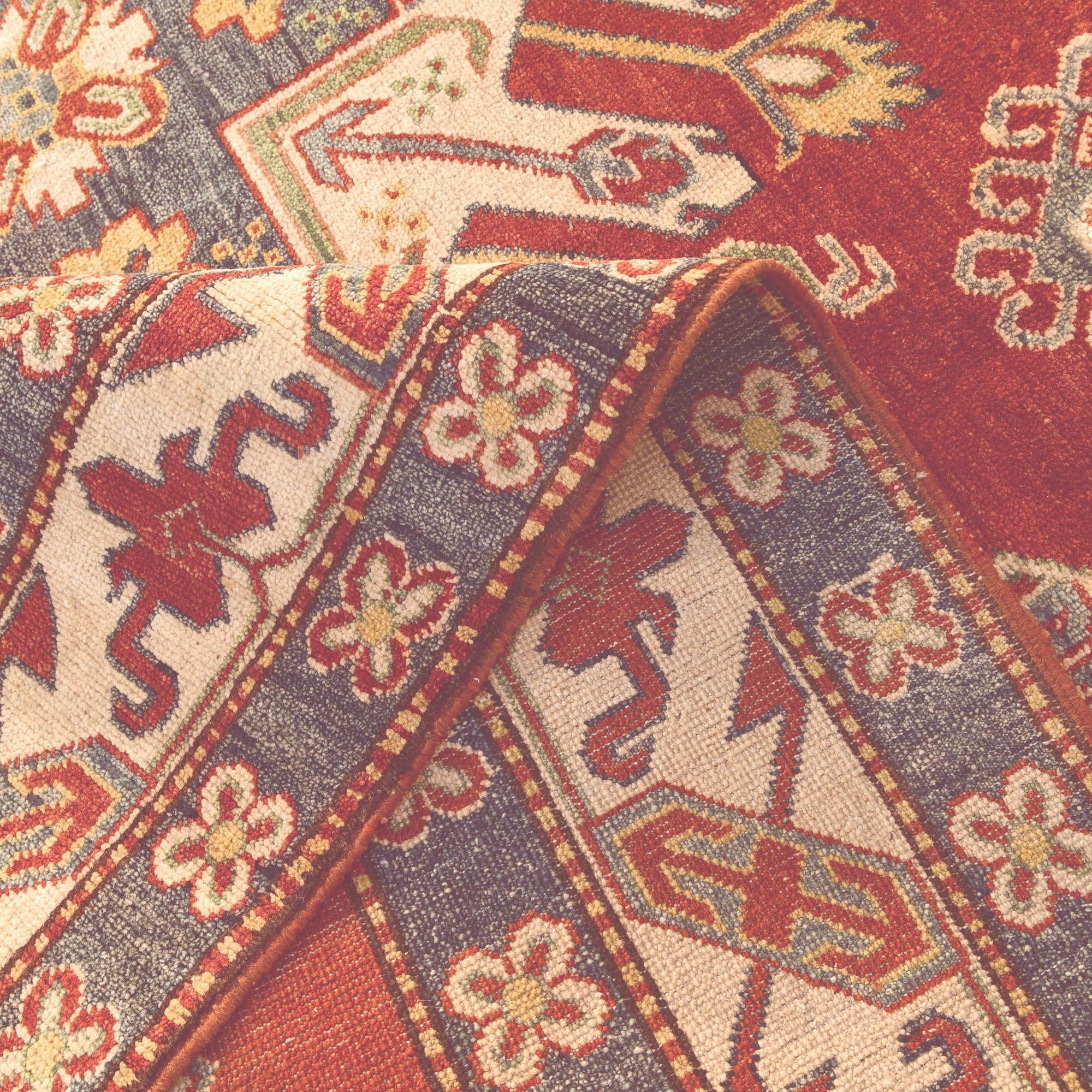 7' 3 x 10' 3 Hand Knotted Kazak Rug