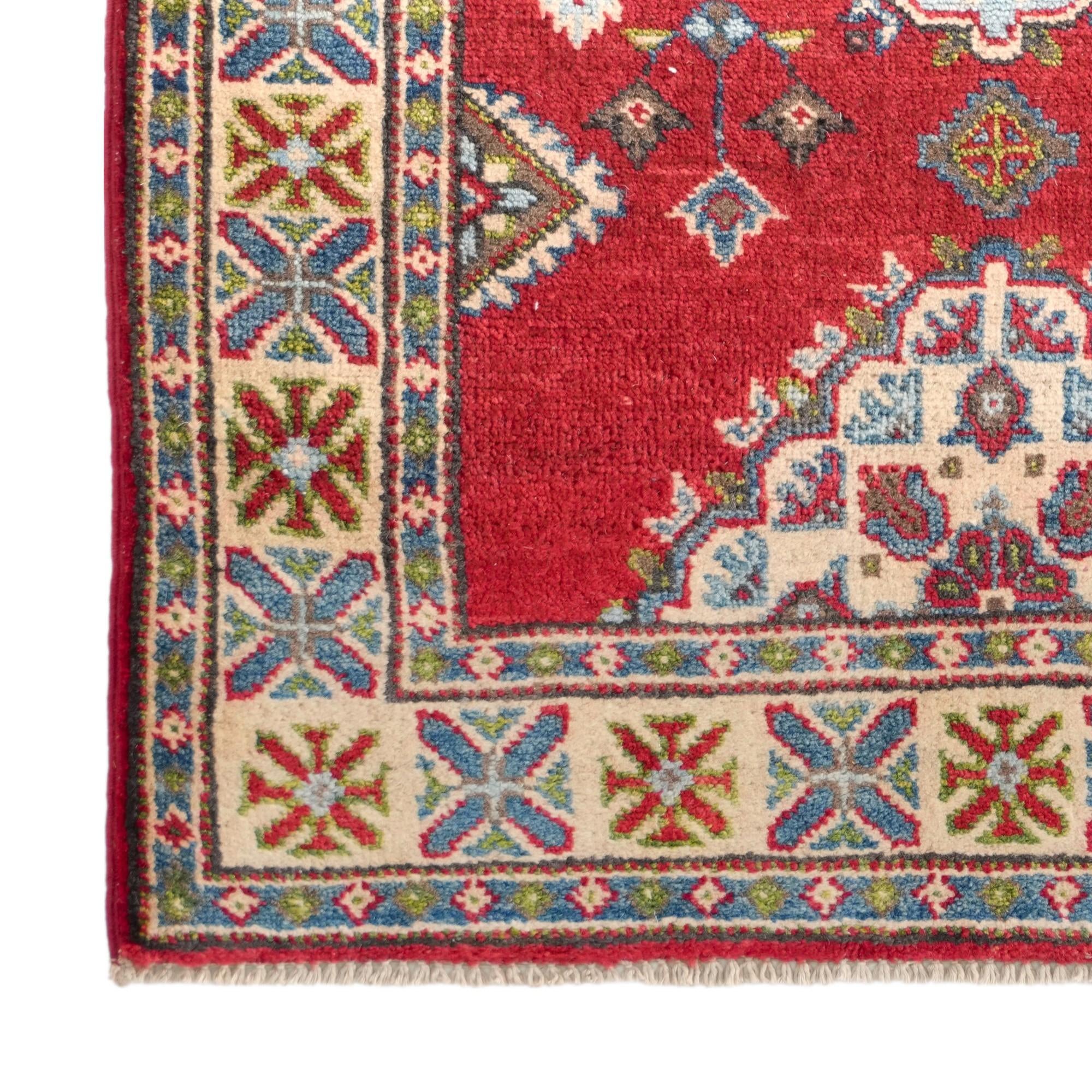 2' 9 x 3' 11 Hand Knotted Kazak Rug