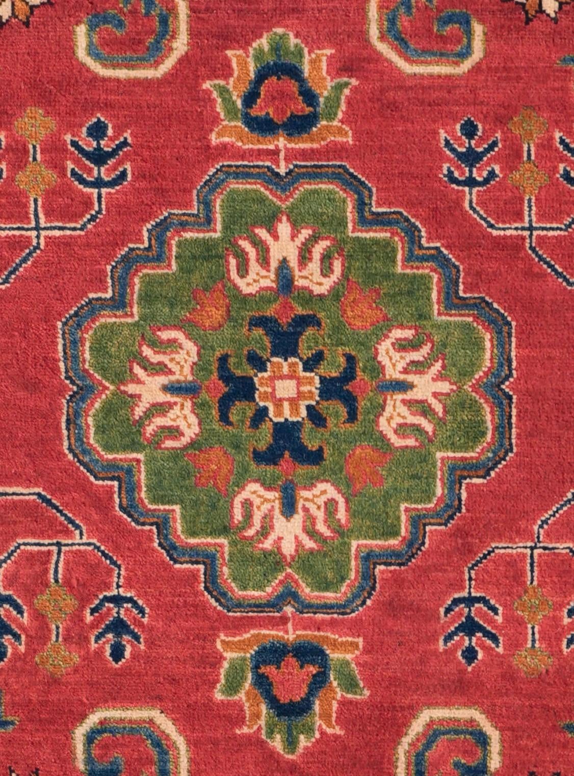 8' 1 x 9' 6 Hand Knotted Kazak Rug