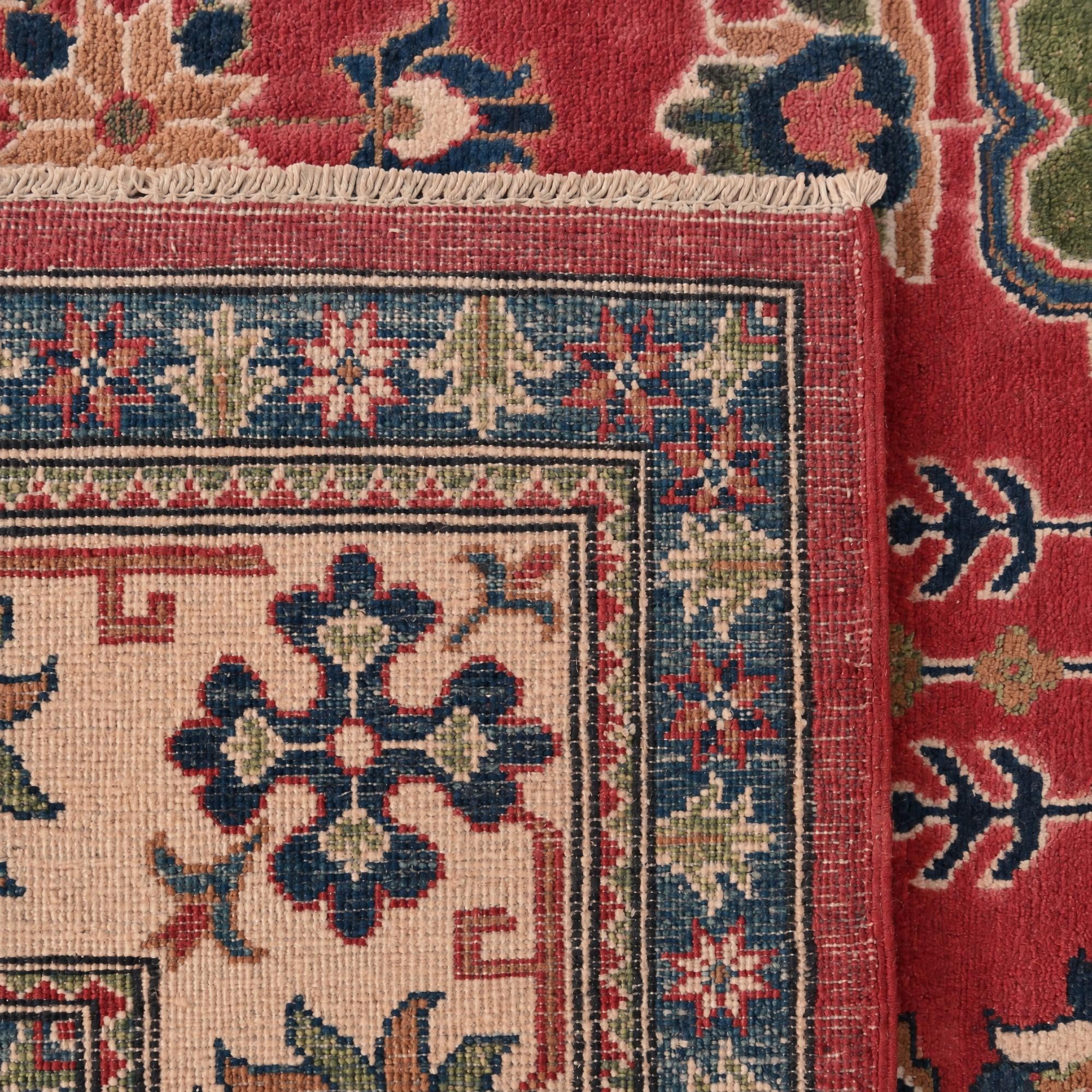 245cm x 290cm Hand Knotted Kazak Rug