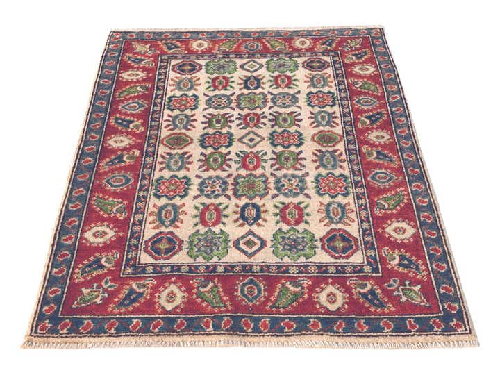 2' 9 x 4' Hand Knotted Kazak Rug