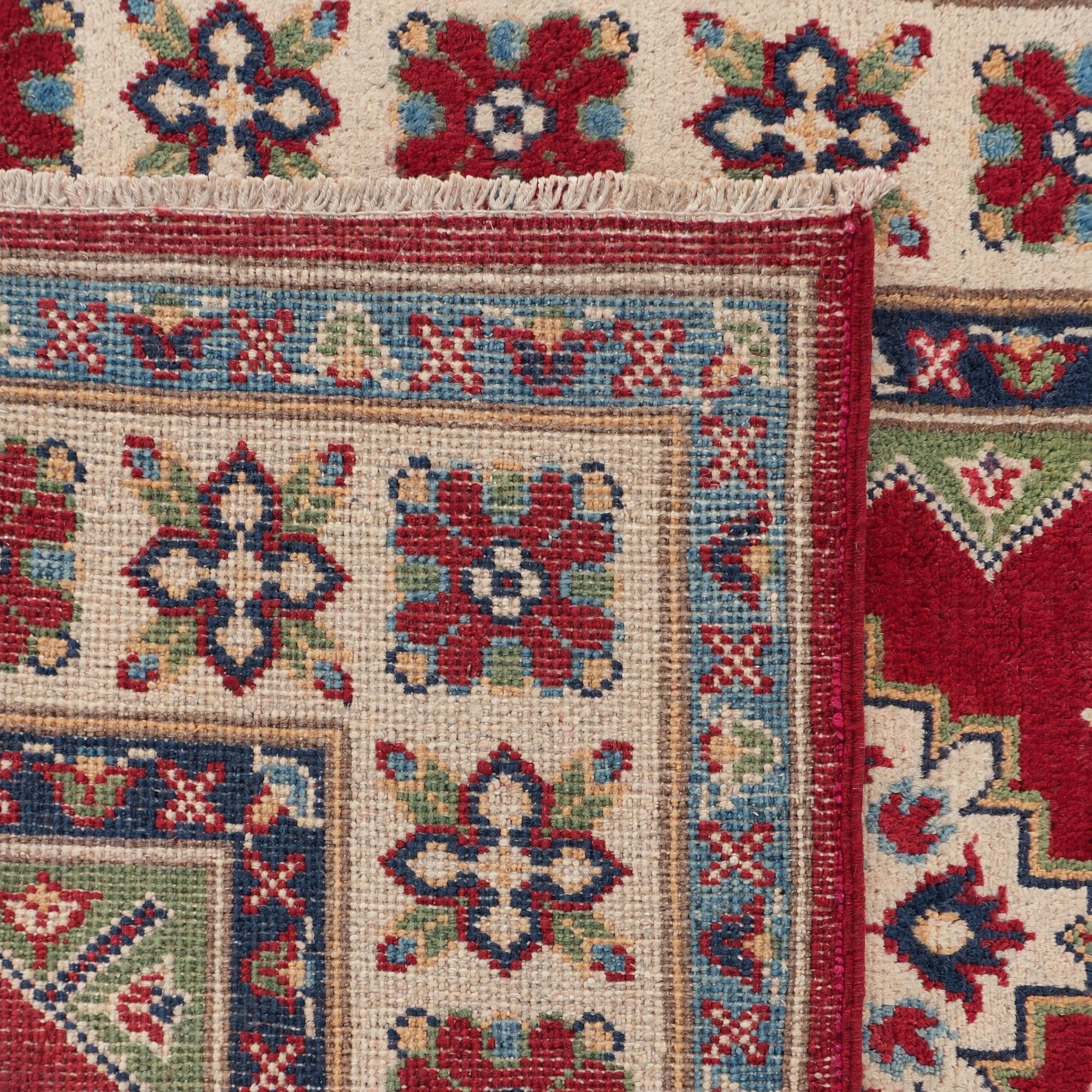 80cm x 125cm Hand Knotted Kazak Rug