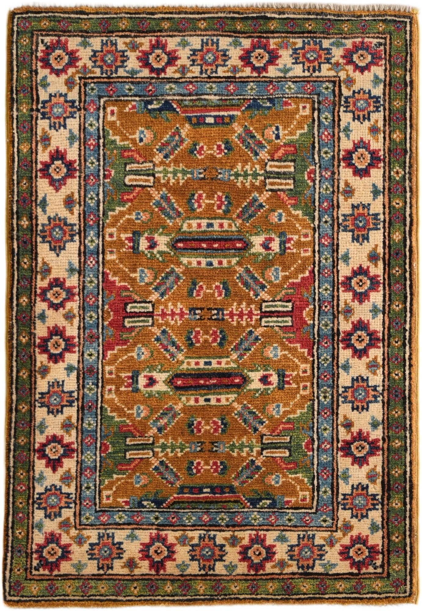 2' x 2' 10 Hand Knotted Kazak Rug