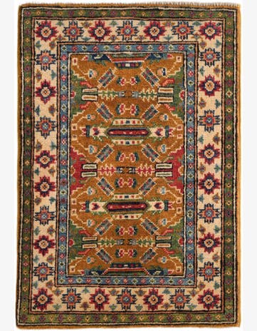 2' x 2' 10 Hand Knotted Kazak Rug