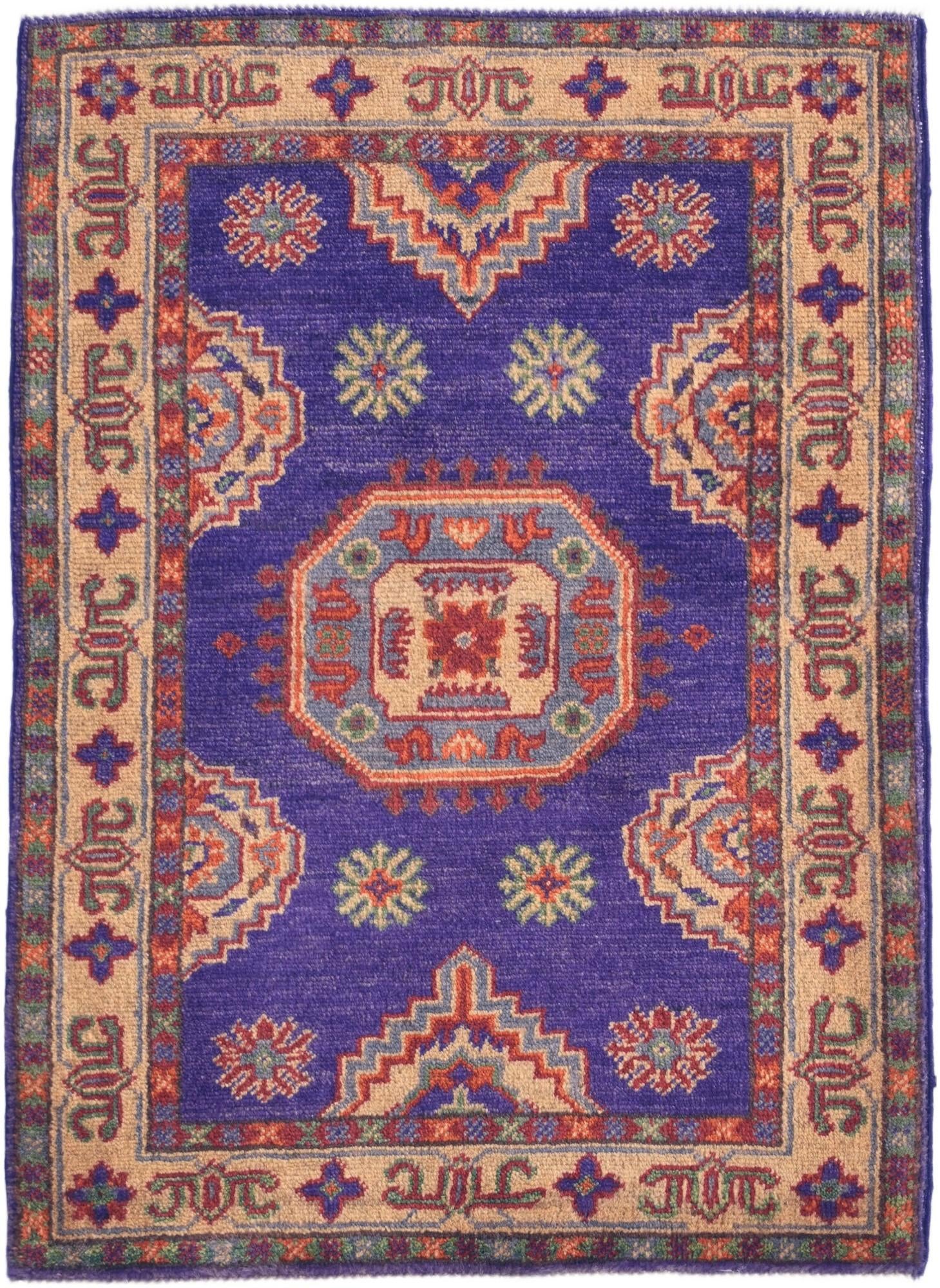 2' 2 x 3' Hand Knotted Kazak Rug