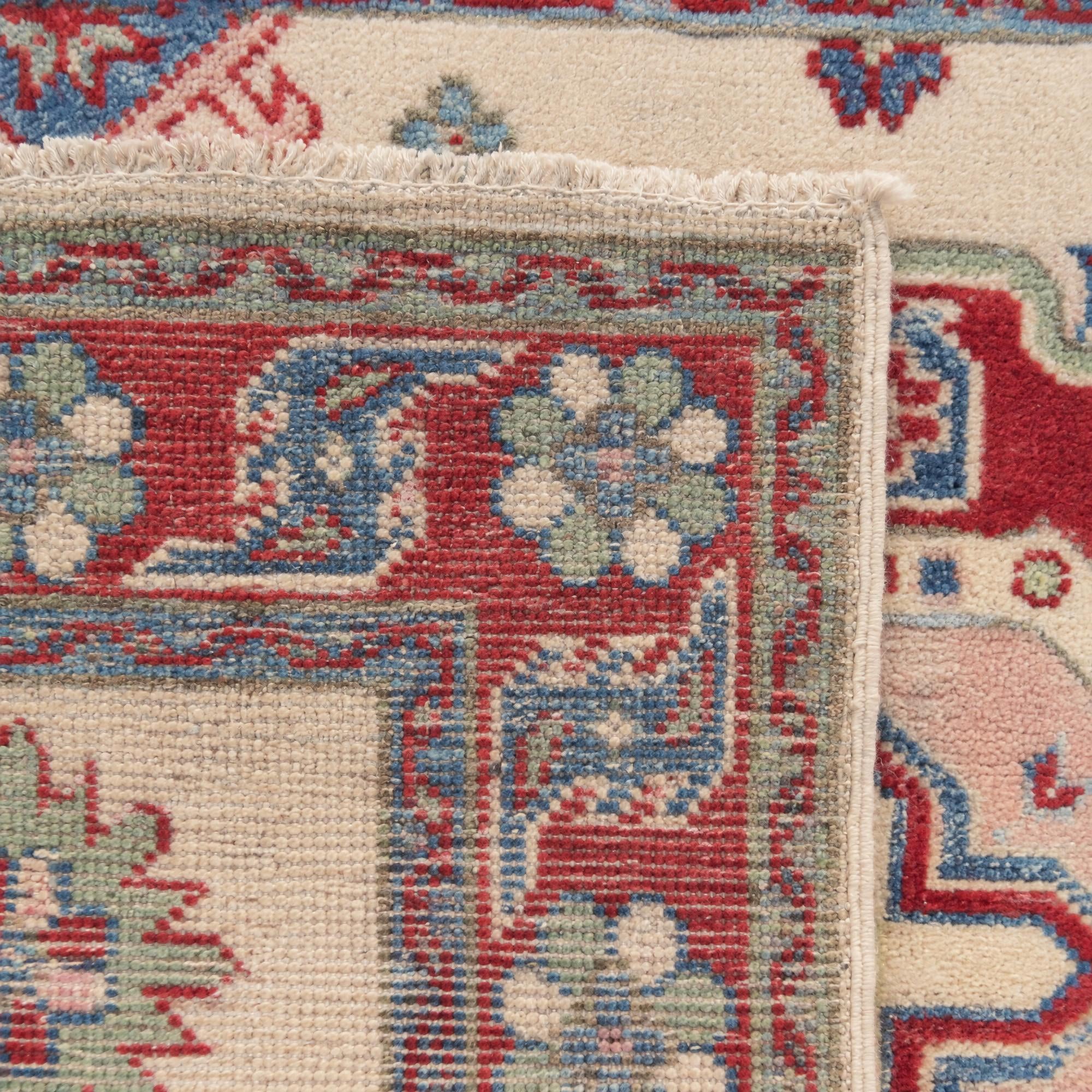 85cm x 130cm Hand Knotted Kazak Rug