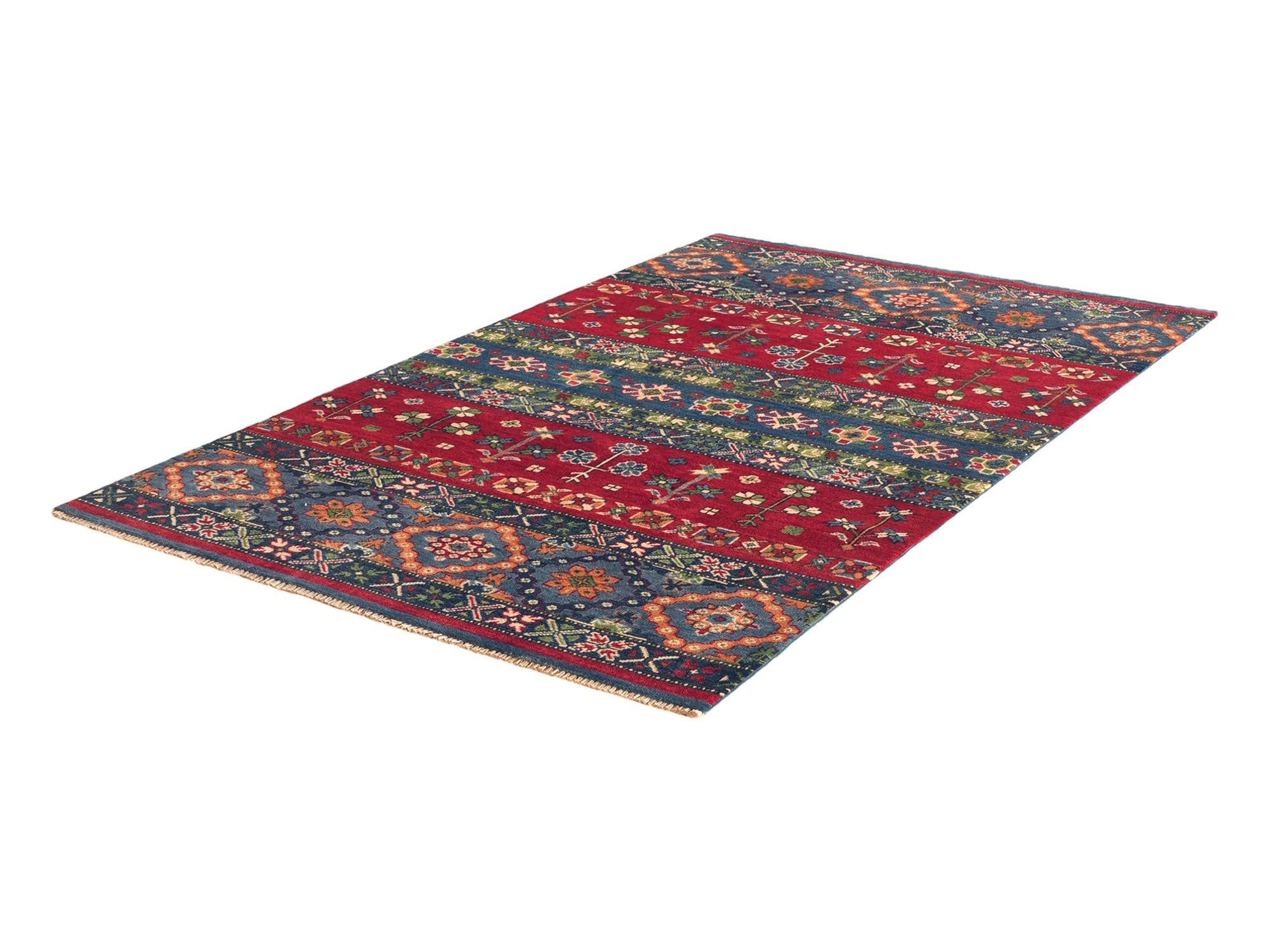 3' 10 x 6' 3 Hand Knotted Kazak Rug