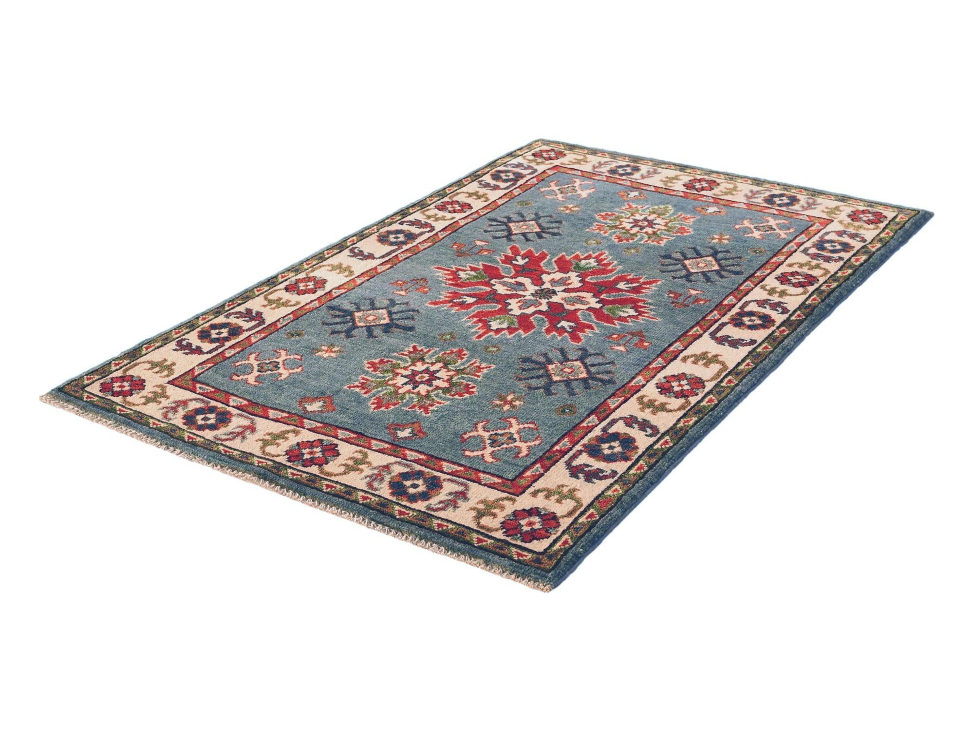 2' 8 x 4' 1 Hand Knotted Kazak Rug