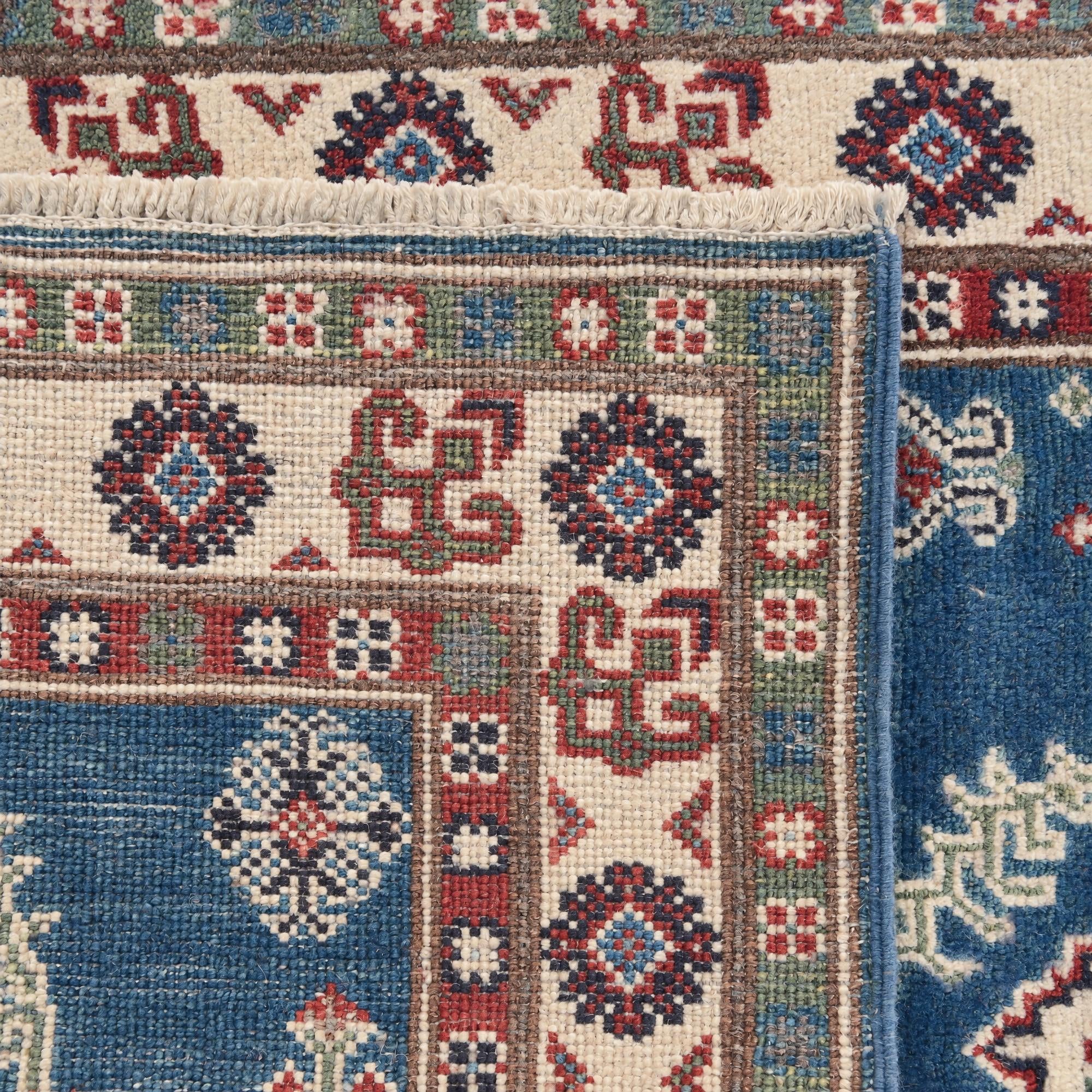 85cm x 120cm anudado a mano Kazak Alfombra