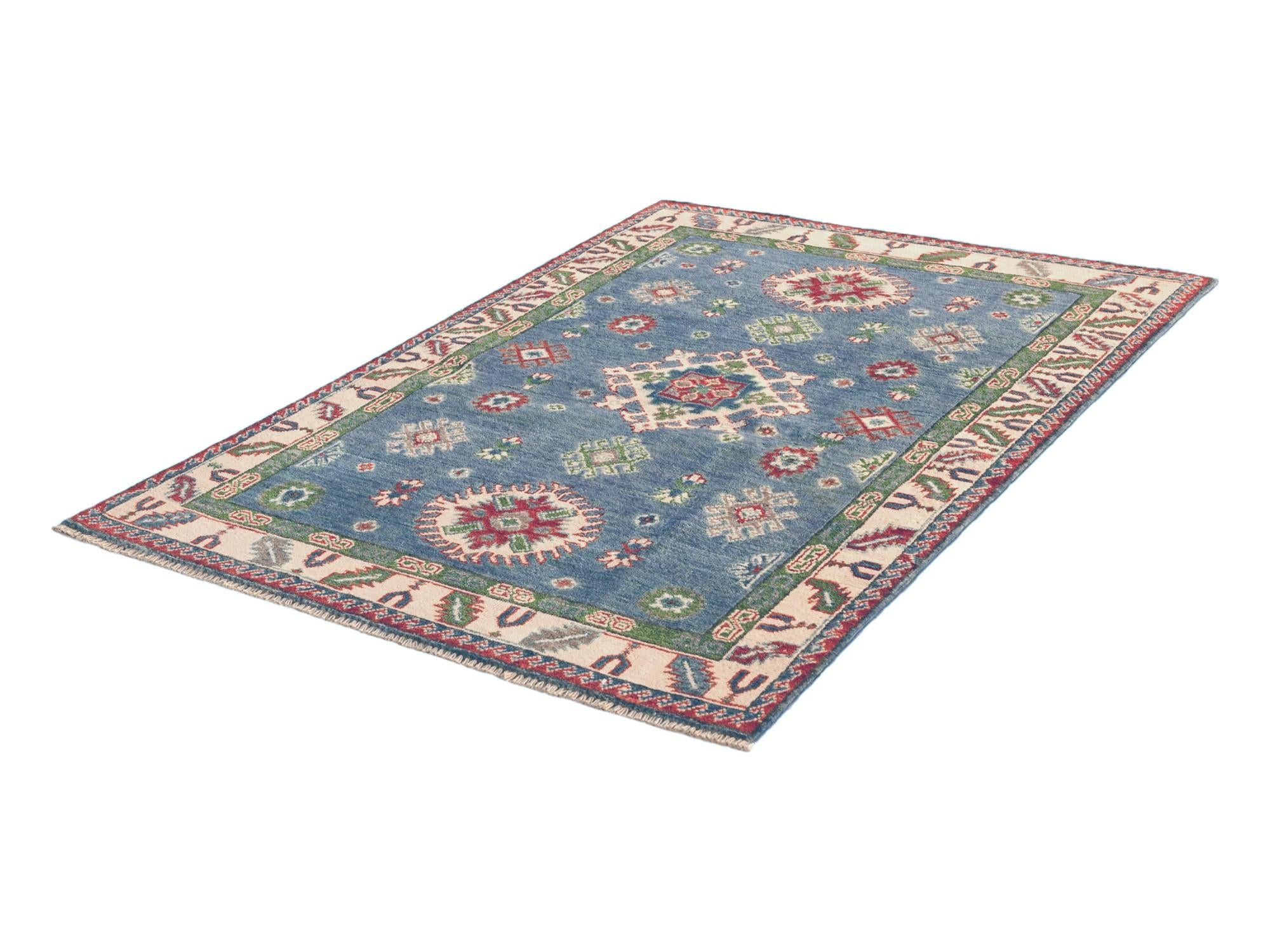 3' 5 x 4' 8 Hand Knotted Kazak Rug