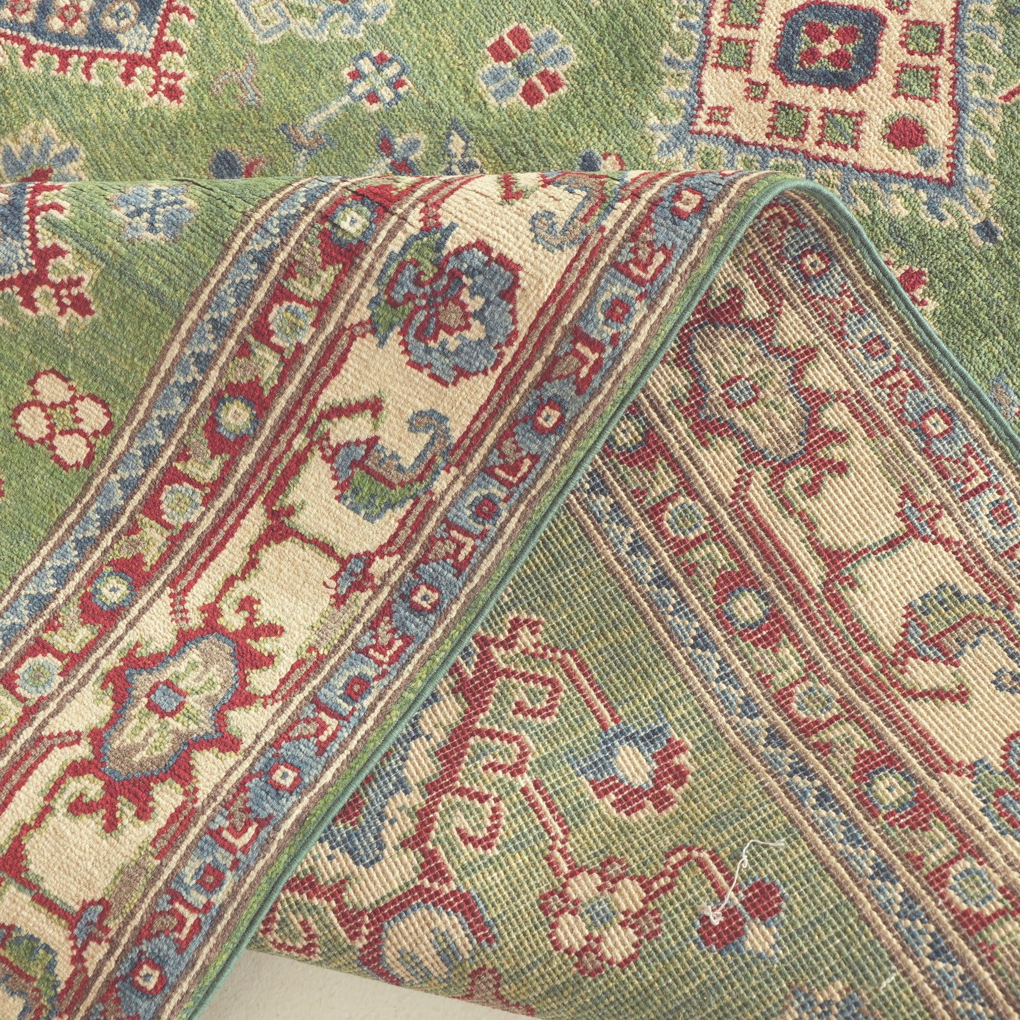 155cm x 230cm Hand Knotted Kazak Rug