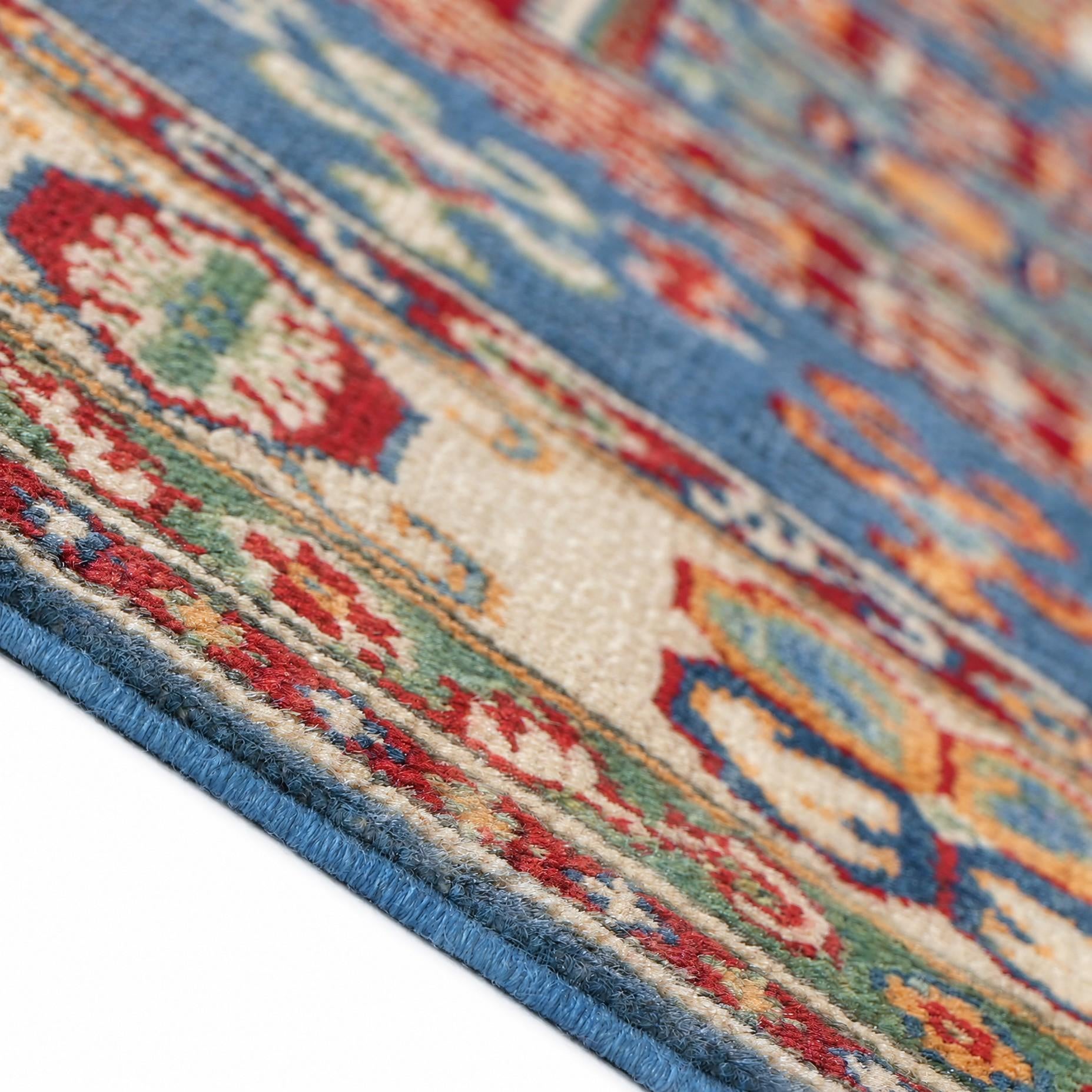 3' 11 x 5' 10 Hand Knotted Kazak Rug