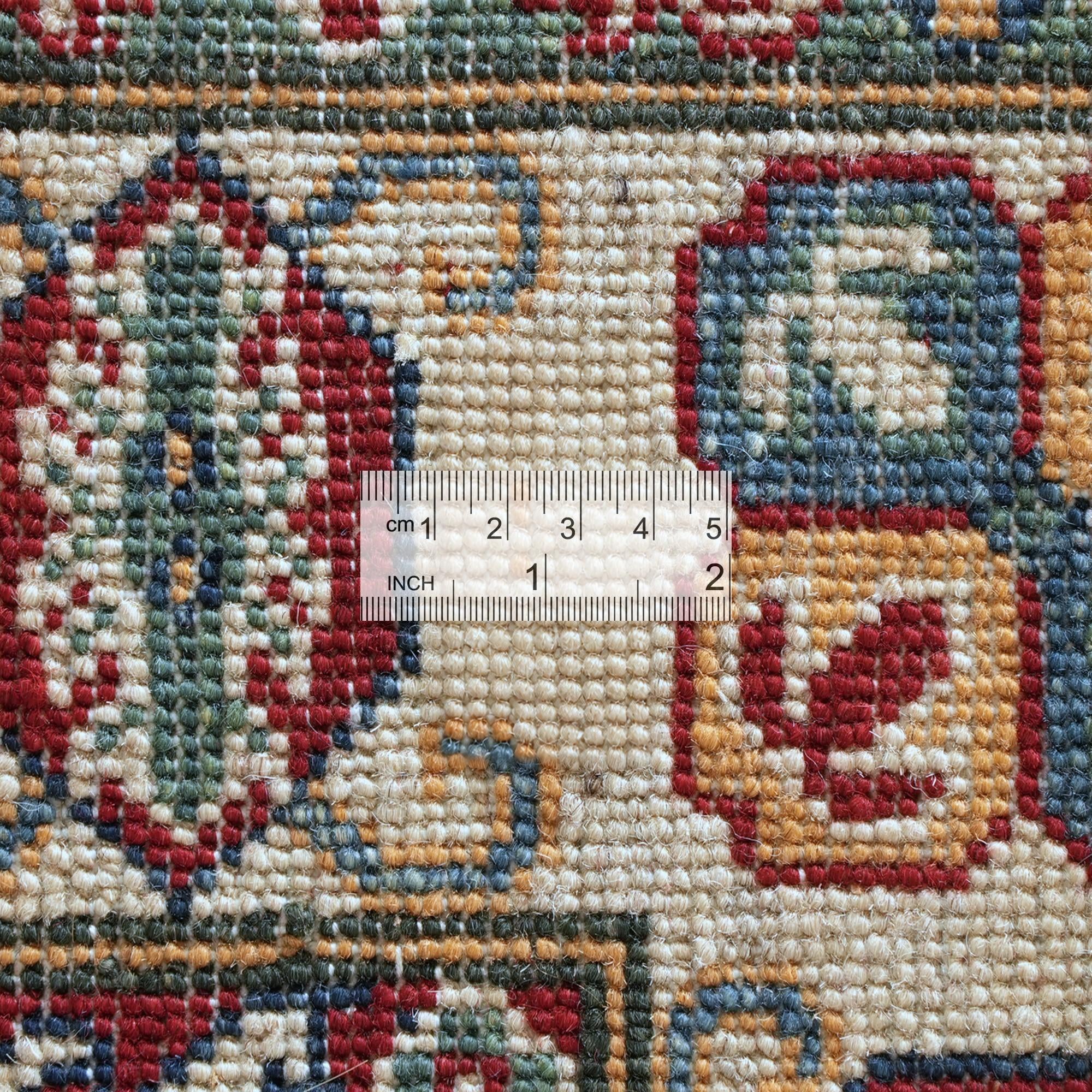 3' 11 x 5' 10 Hand Knotted Kazak Rug