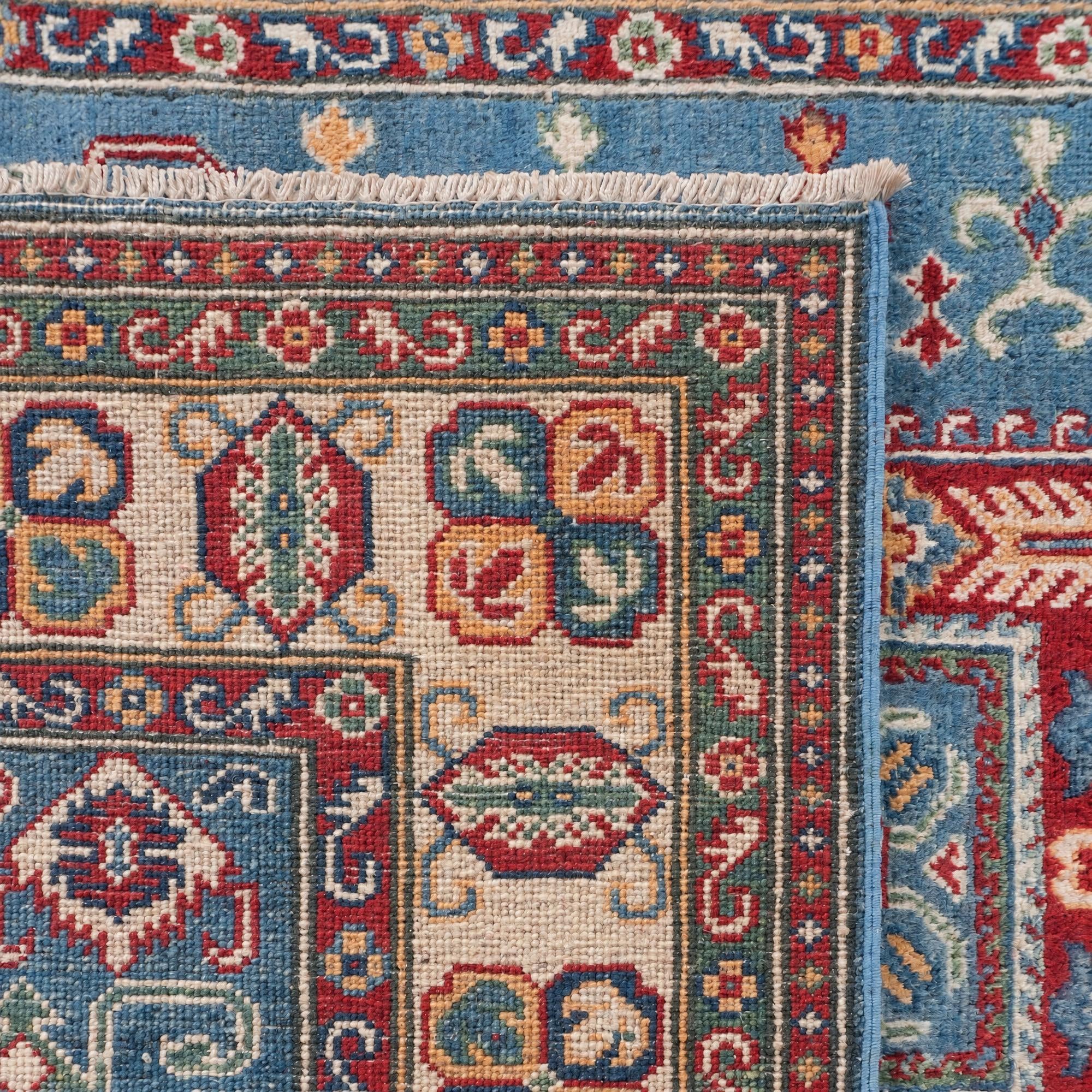 3' 11 x 5' 10 Hand Knotted Kazak Rug
