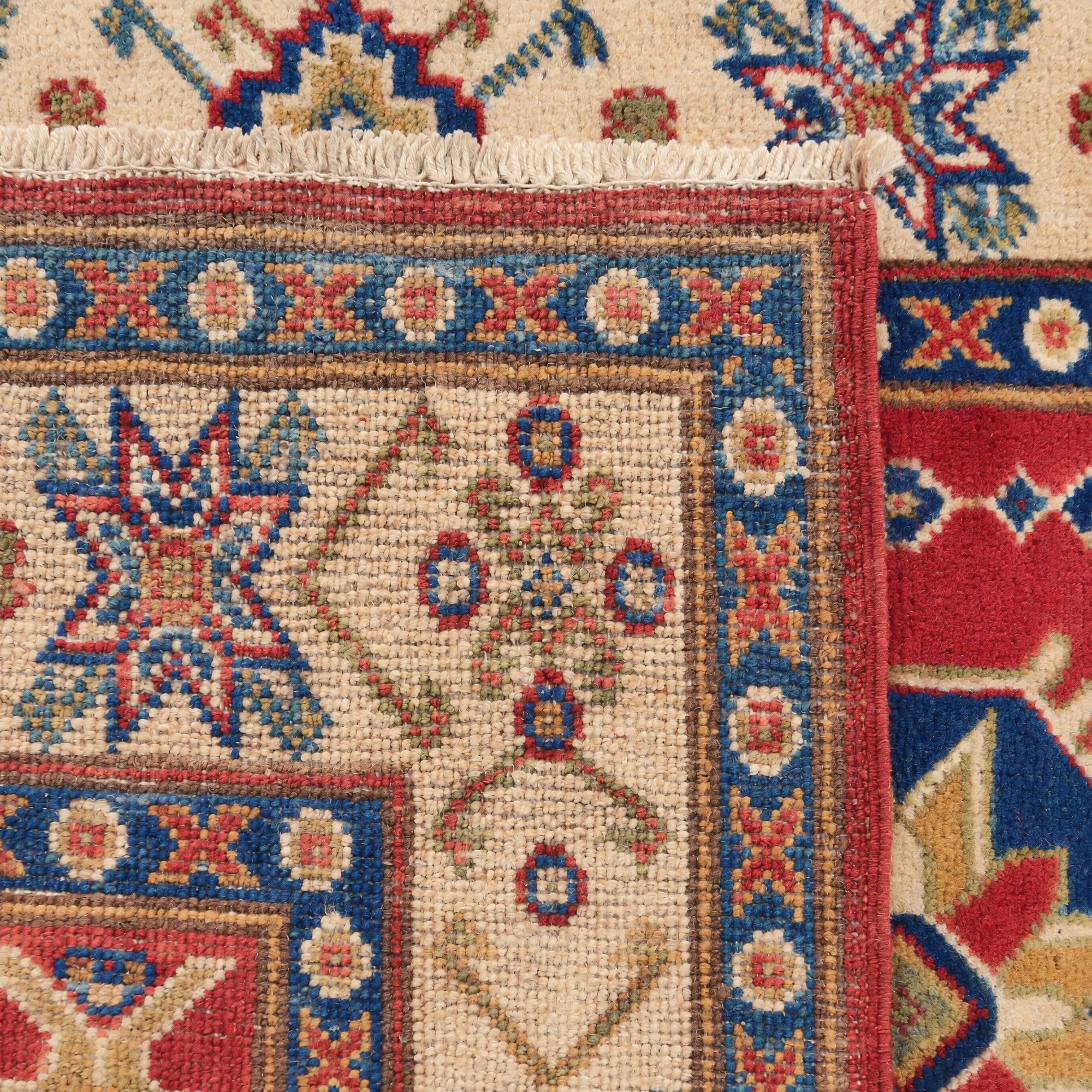 80cm x 125cm Handgeknüpft Kazak Teppich