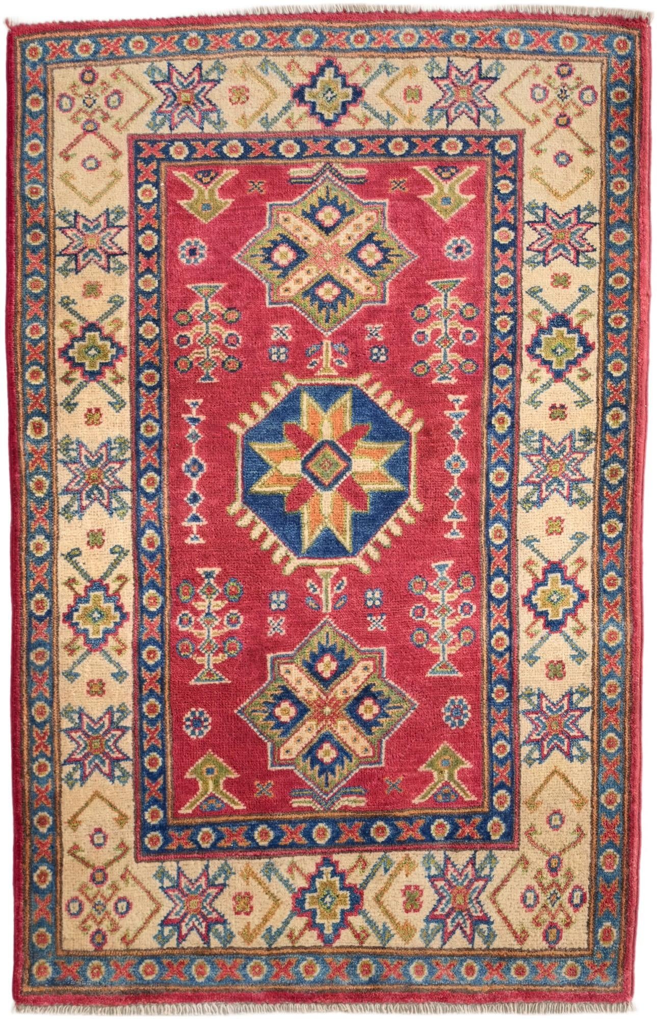 2' 8 x 4' 2 Hand Knotted Kazak Rug