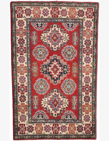 2' 7 x 4' 1 Hand Knotted Kazak Rug