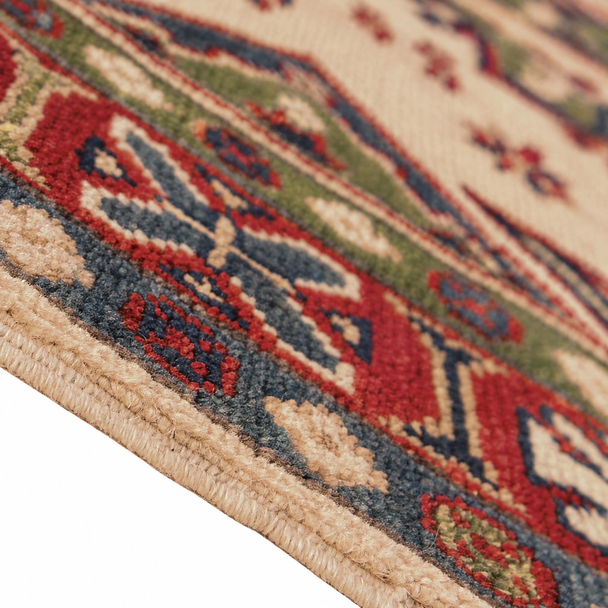 100cm x 145cm Hand Knotted Kazak Rug