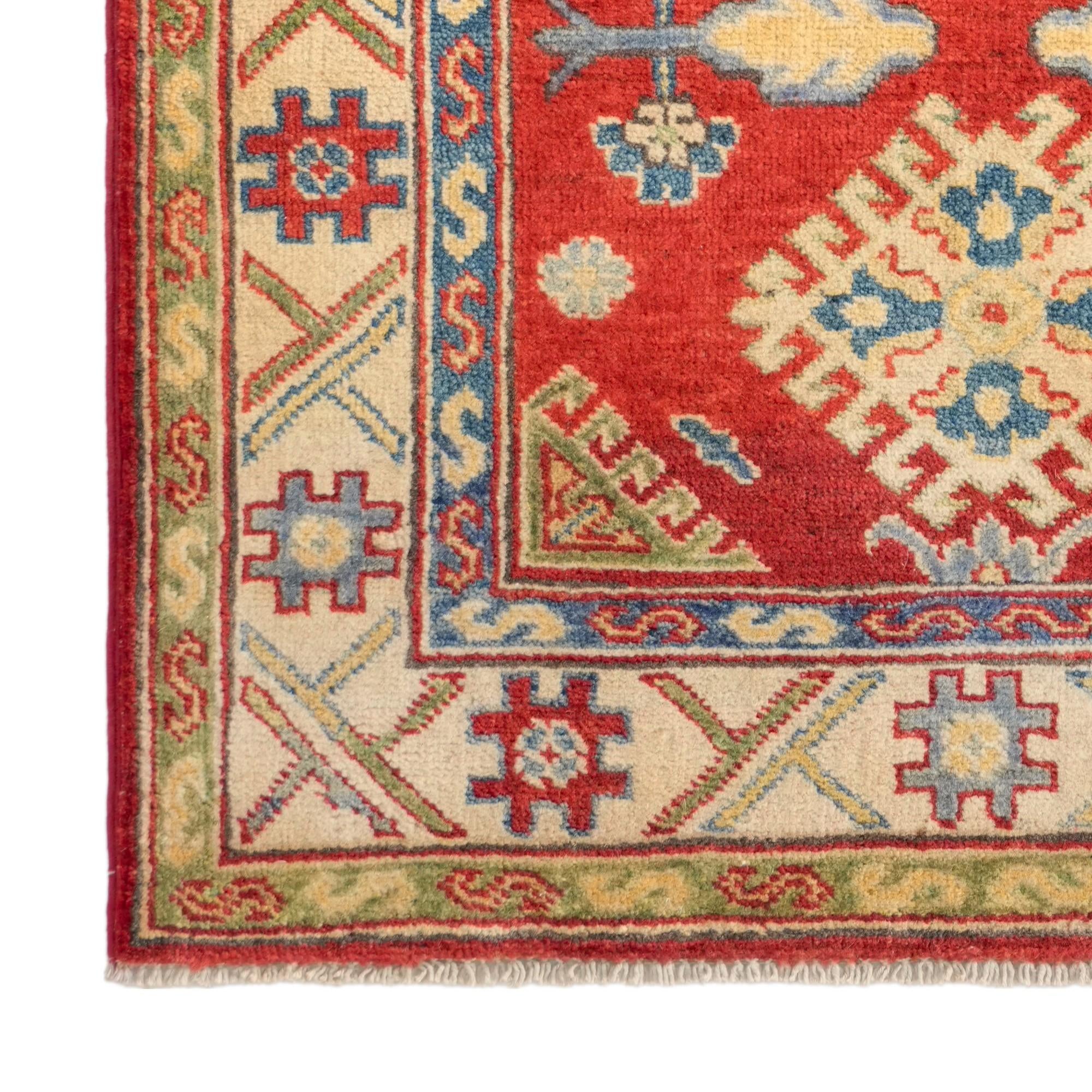 2' 9 x 3' 10 Hand Knotted Kazak Rug