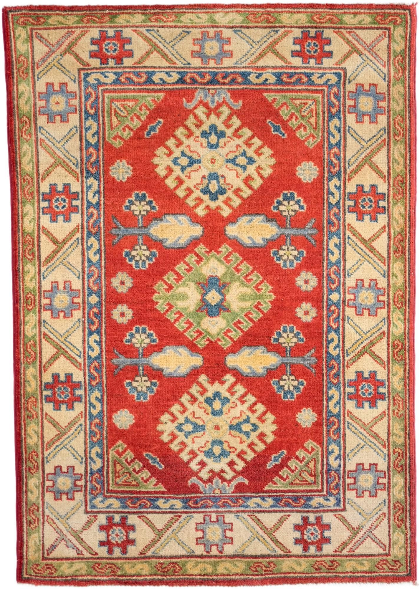 2' 9 x 3' 10 Hand Knotted Kazak Rug