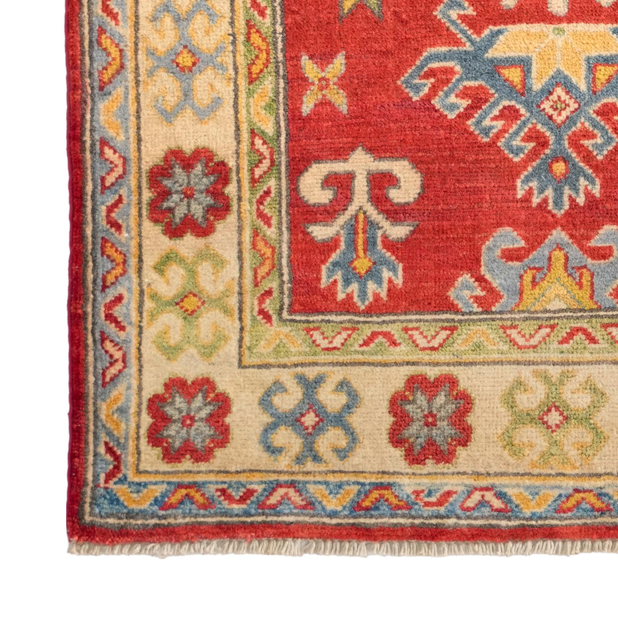 85cm x 125cm Handgeknüpft Kazak Teppich
