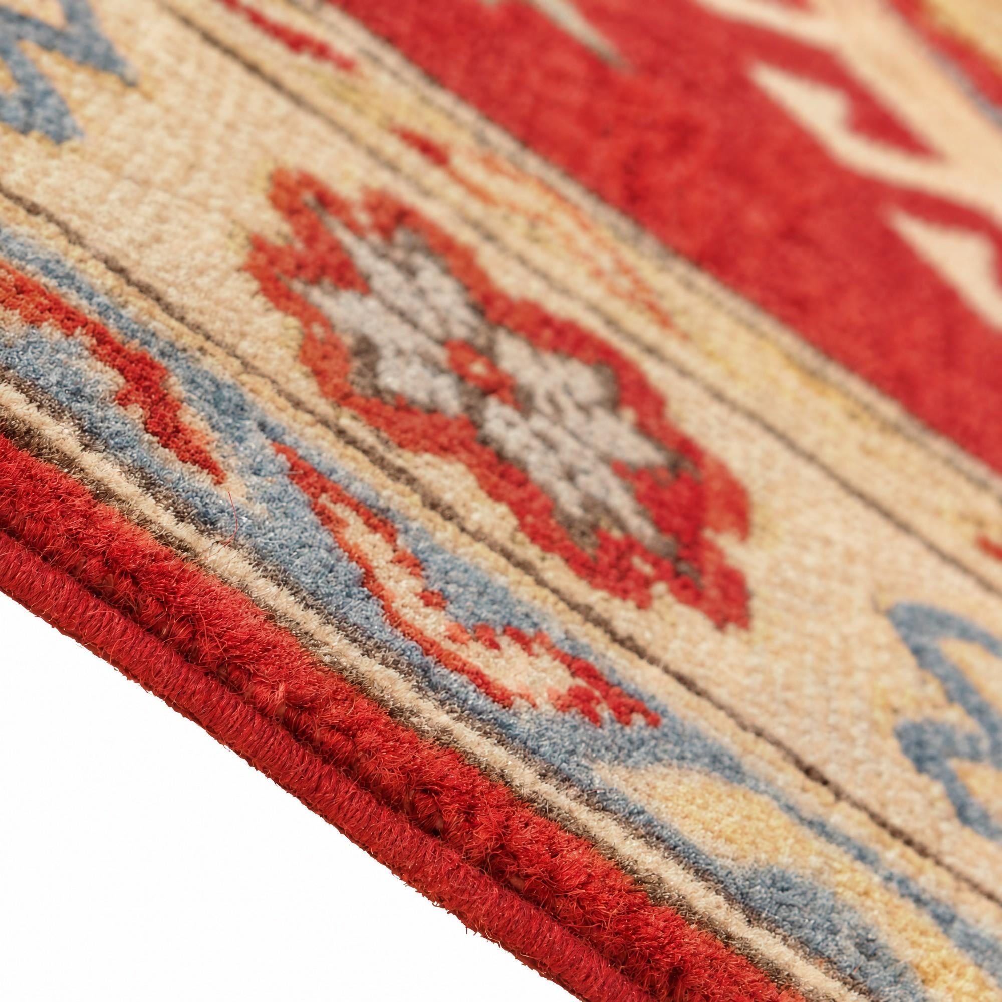 Detail image 7 of 10: 2' 9 x 4' 1 Hand Knotted Kazak Rug