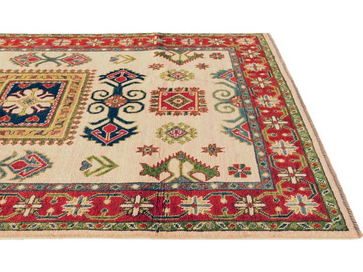 4' x 5' 11 Hand Knotted Kazak Rug