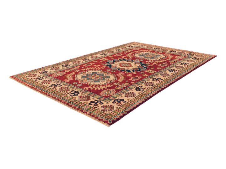 4' x 6' 2 Hand Knotted Kazak Rug