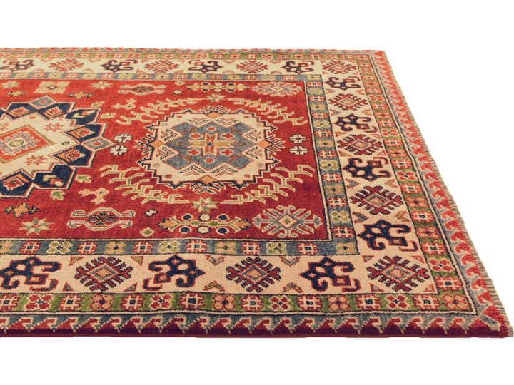 4' x 6' 2 Hand Knotted Kazak Rug