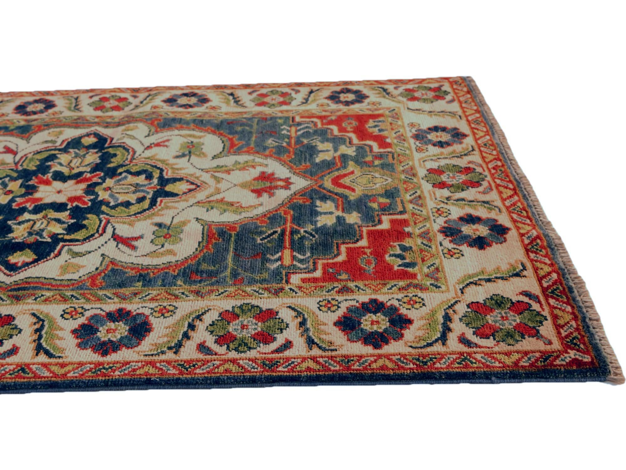 3' 1 x 4' 11 Hand Knotted Kazak Rug