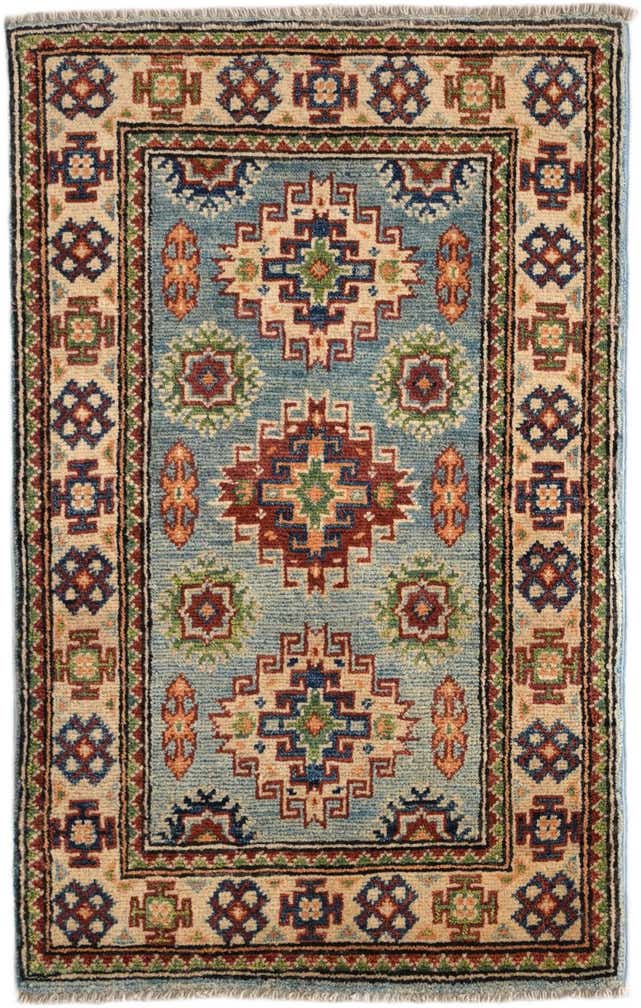 1' 11 x 3' 1 Hand Knotted Kazak Rug