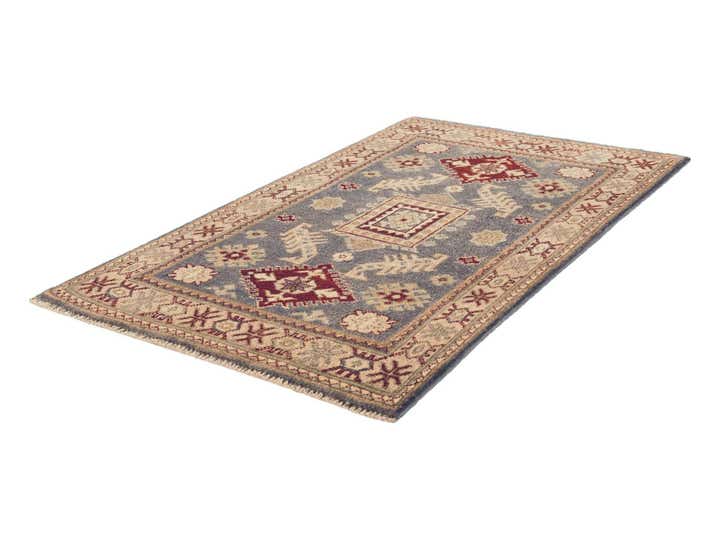 2' 7 x 4' 1 Hand Knotted Kazak Rug