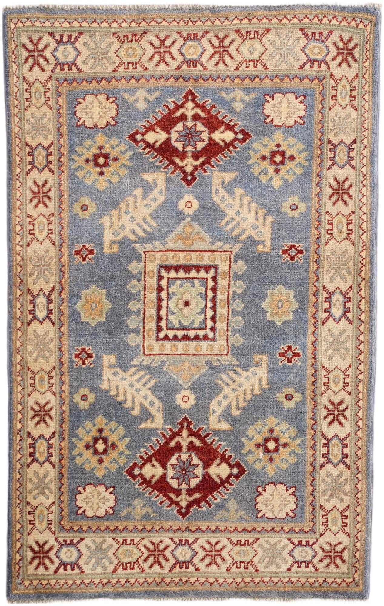 2' 7 x 4' 1 Hand Knotted Kazak Rug