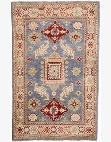 2' 7 x 4' 1 Hand Knotted Kazak Rug